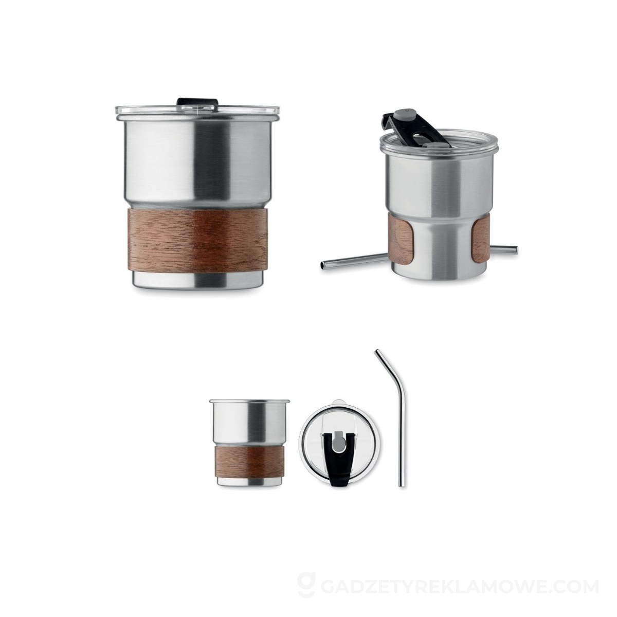 Kubek jednościenny Mate 260 ml - srebrny