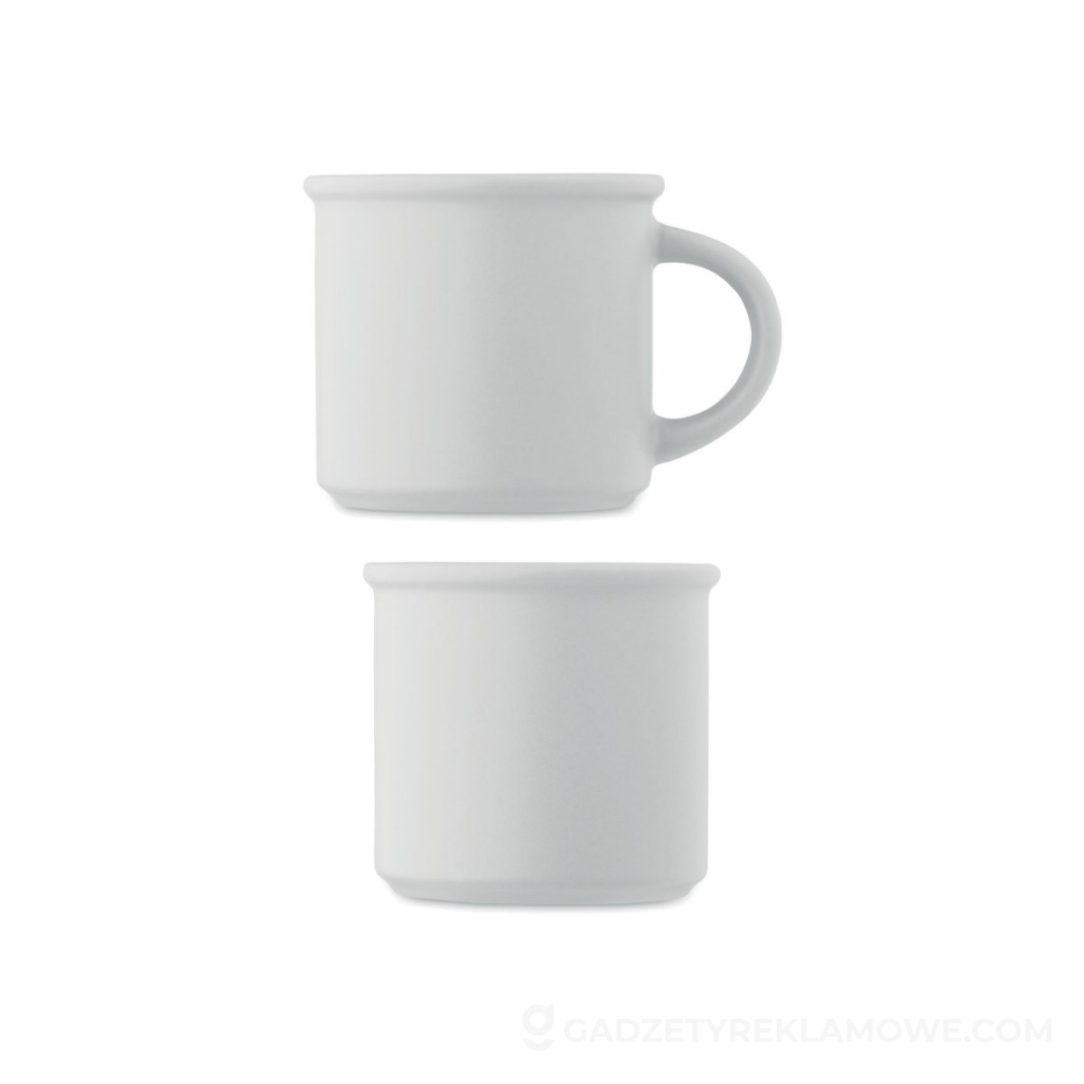 Matowy kubek ceramiczny 300 ml Cupage - biały