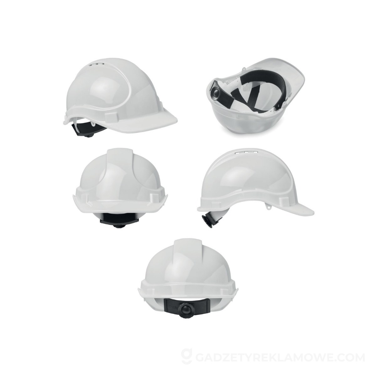Kask ochronny z ABS HELM - biały