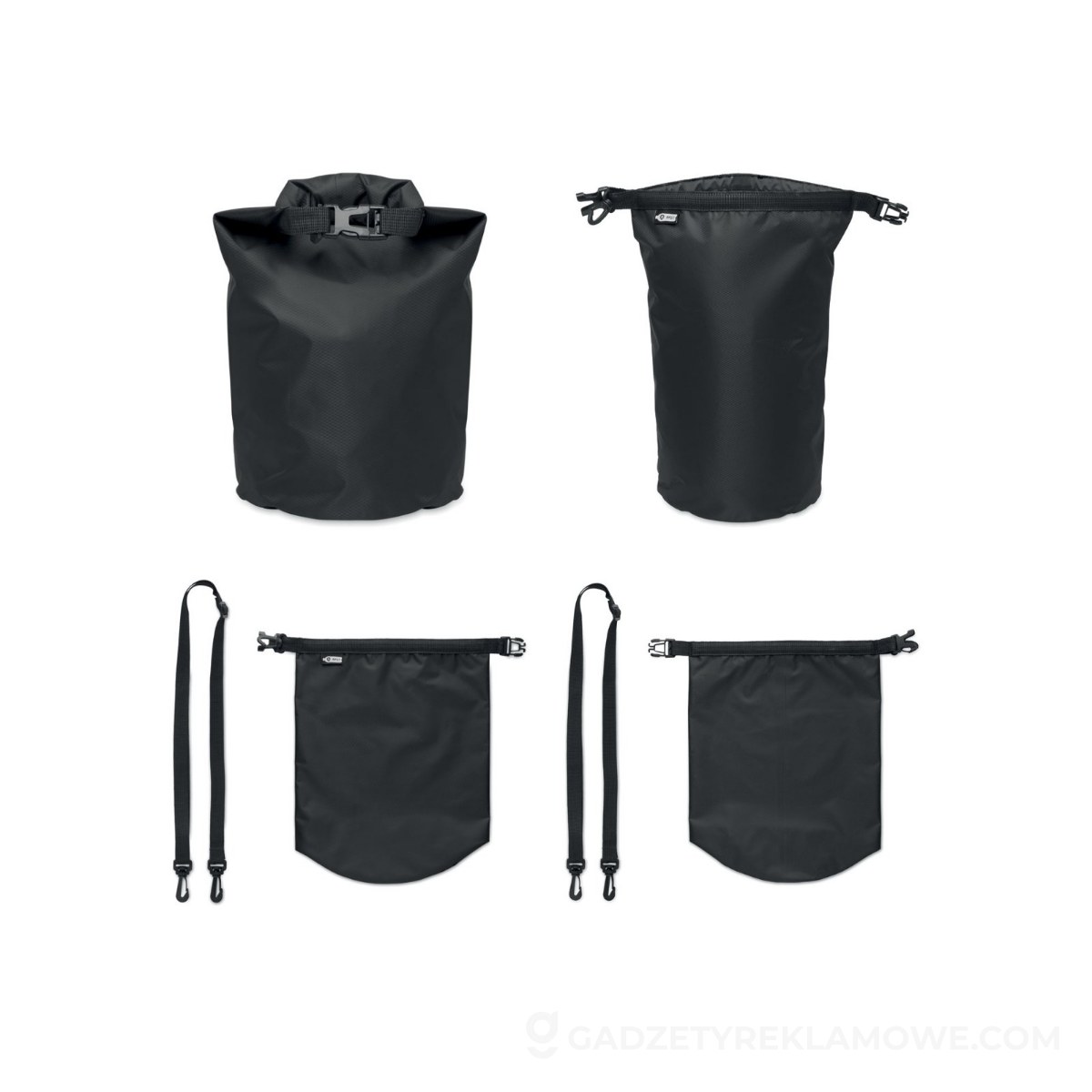 Wodoodporna torba 210T RPET 5L BOLSAIBLE + - czarna