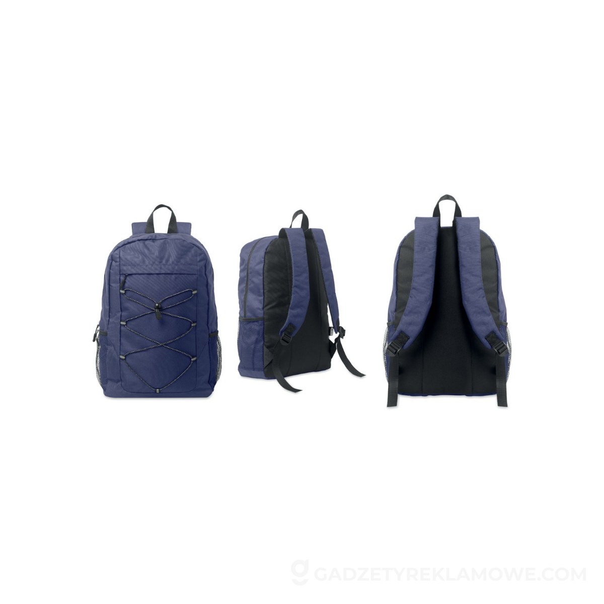 Plecak z poliestru 600D RPET HIGE - niebieski