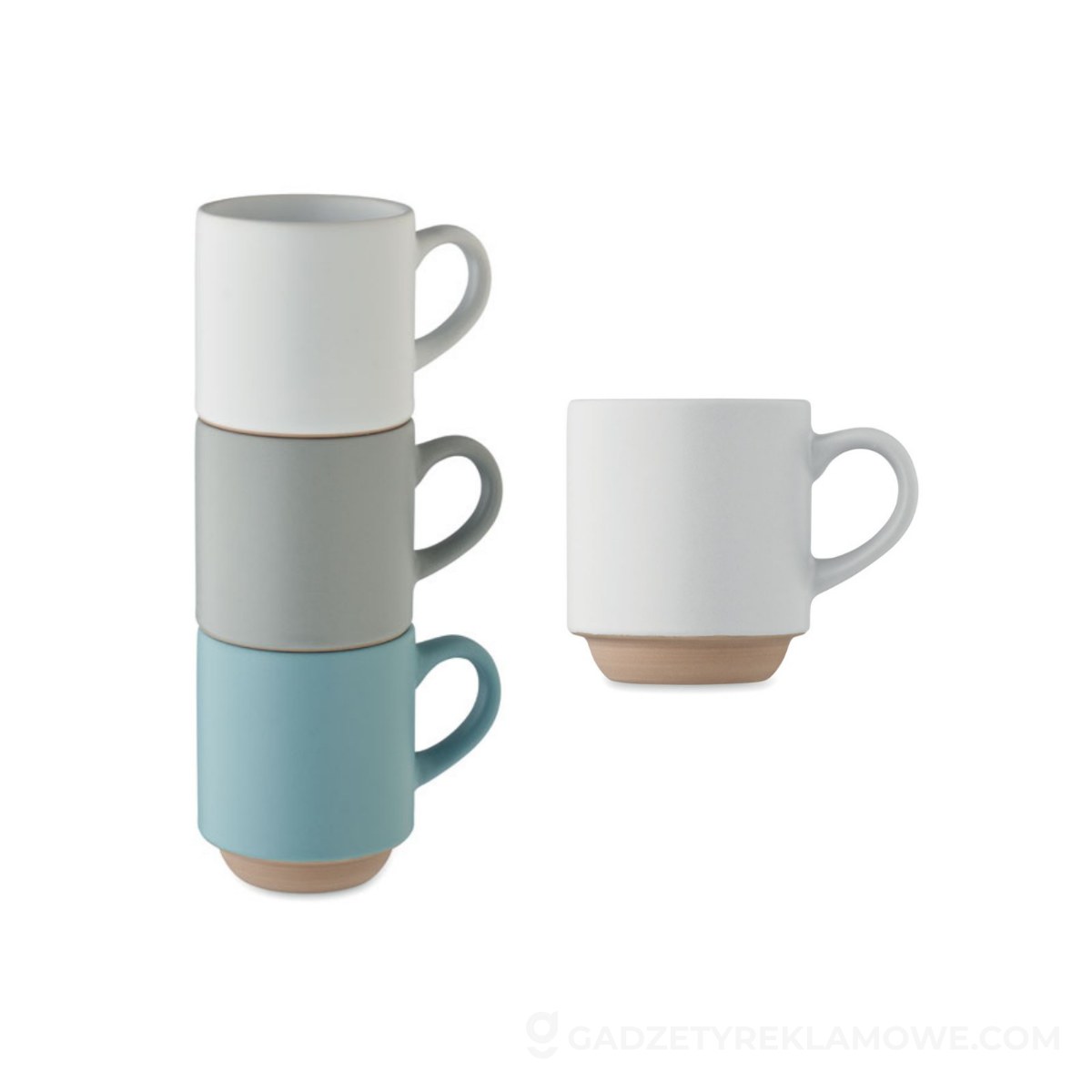 Ceramiczny kubek 170 ml CERACK - biały