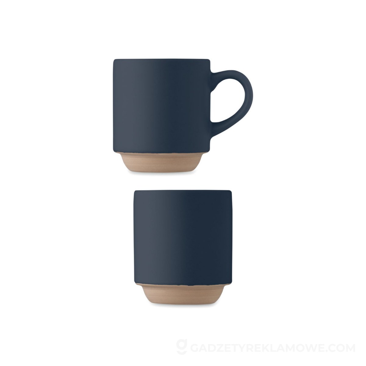 Ceramiczny kubek 170 ml CERACK - ciemnogranatowy
