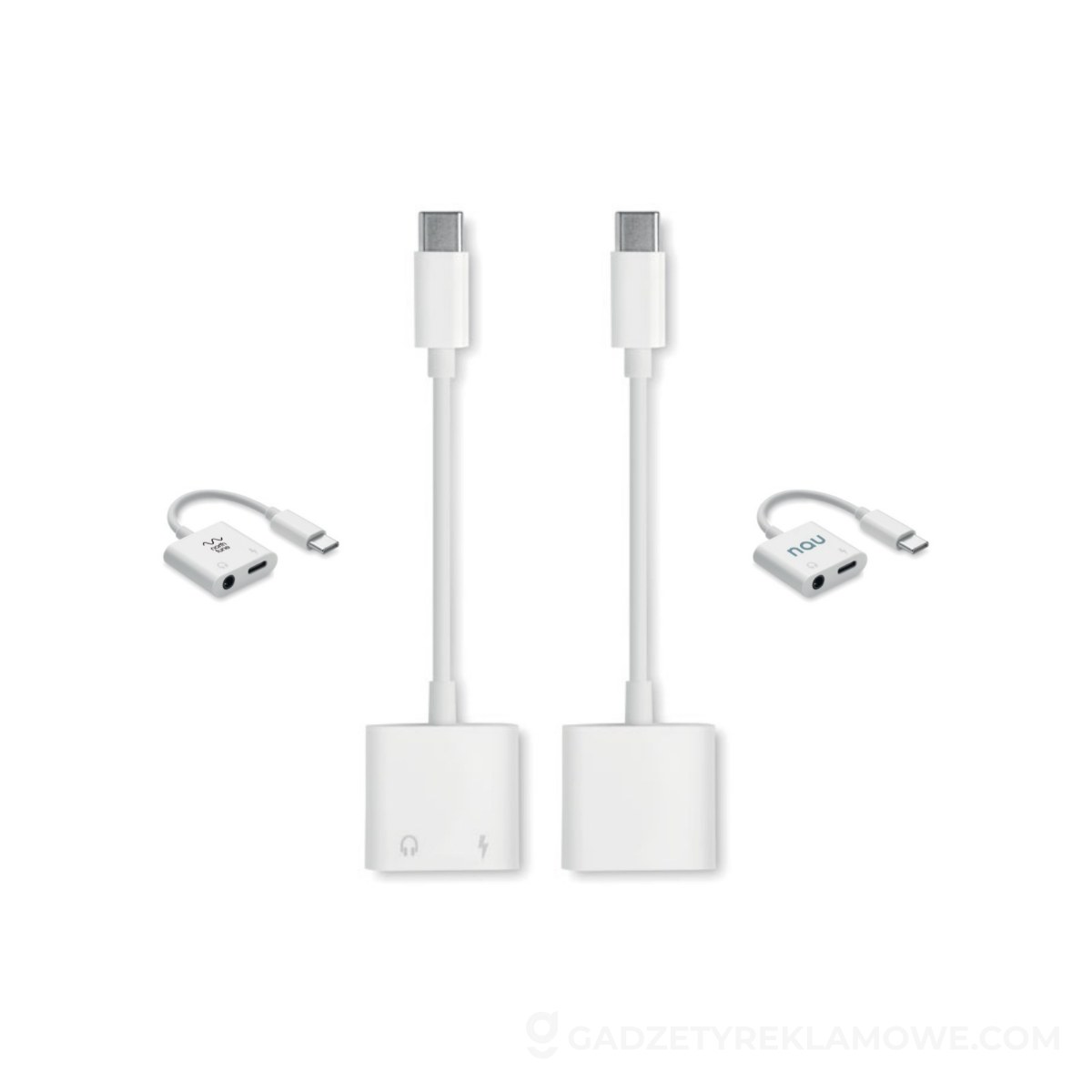 Rozgałęźnik audio ABS typu C KOENET - biały