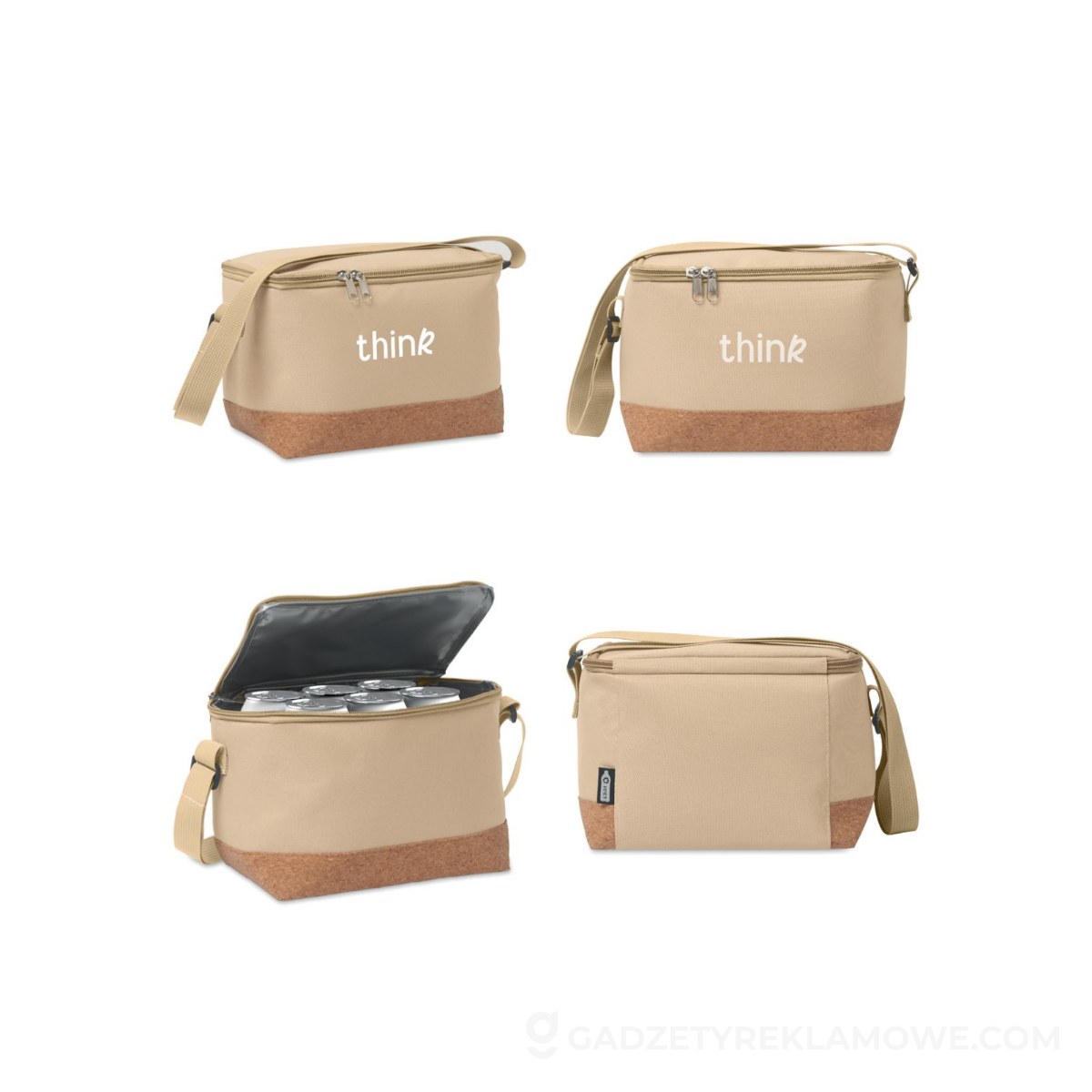 Torba chłodząca 600D RPET KOELER - khaki