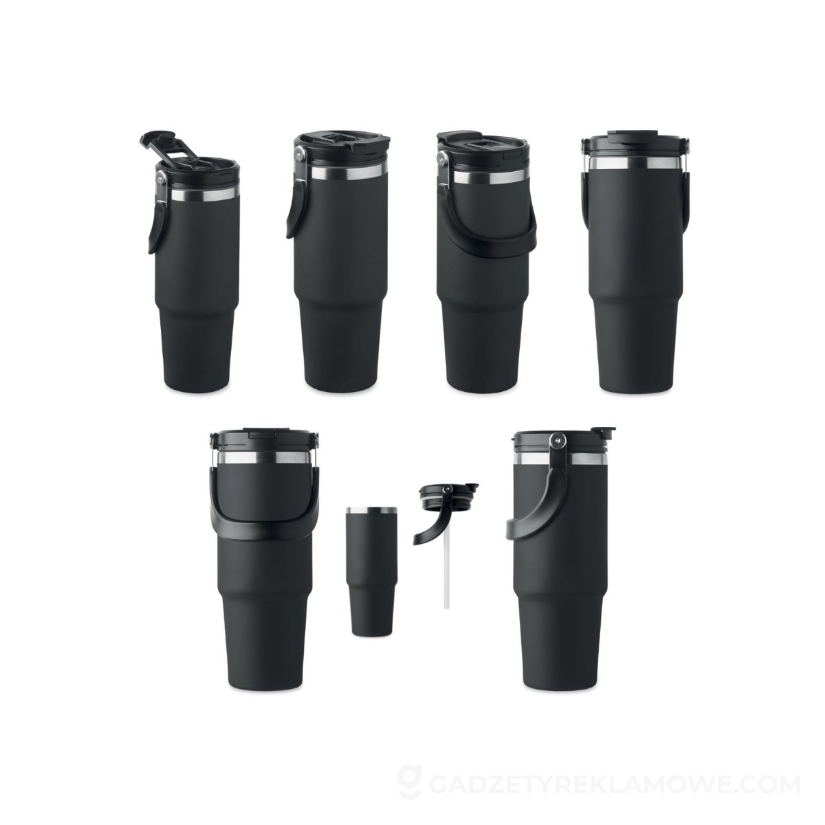 Kubek duścienny 850 ml SUMA HAND - czarny