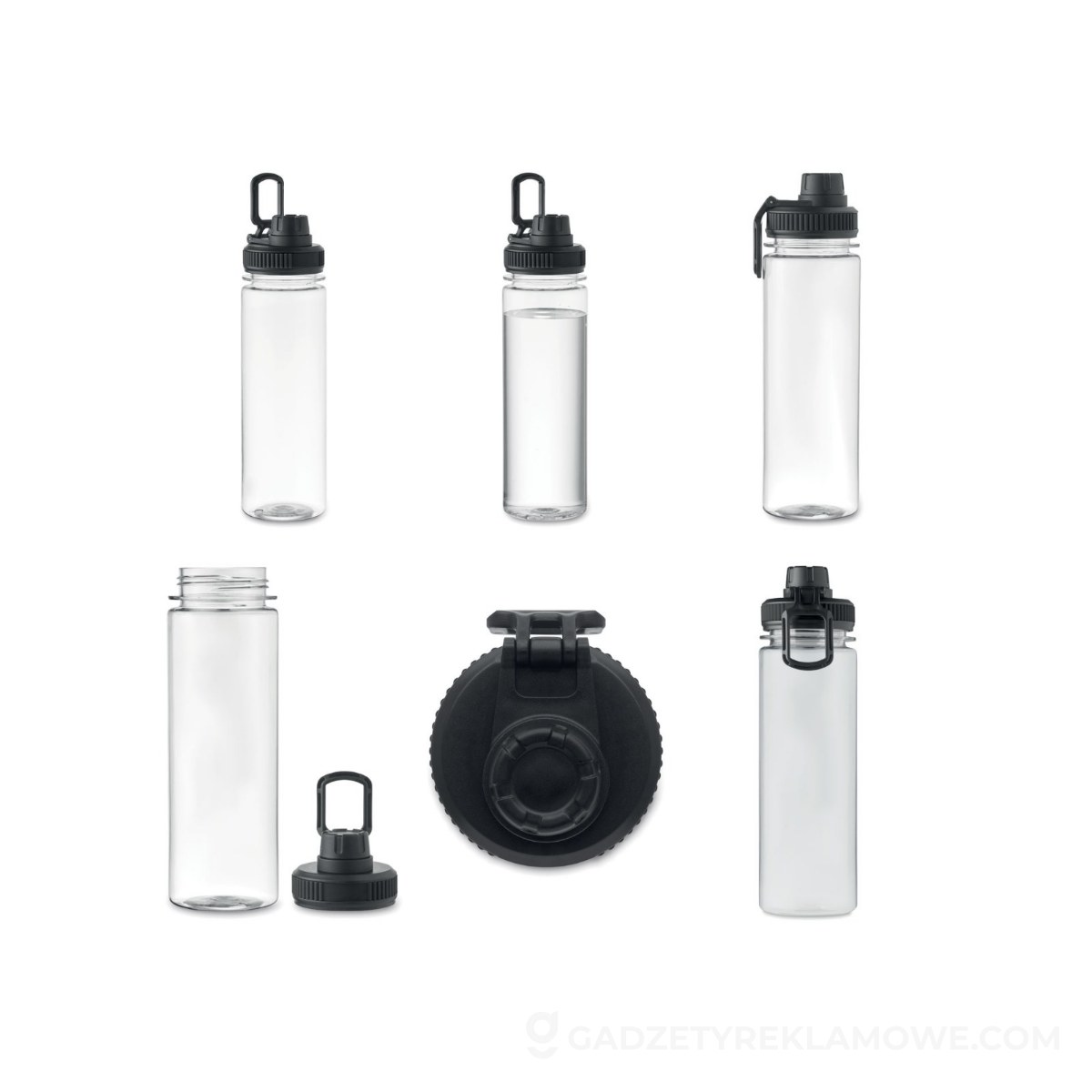 Butelka RPET 750 ml TOTTLE - czarna