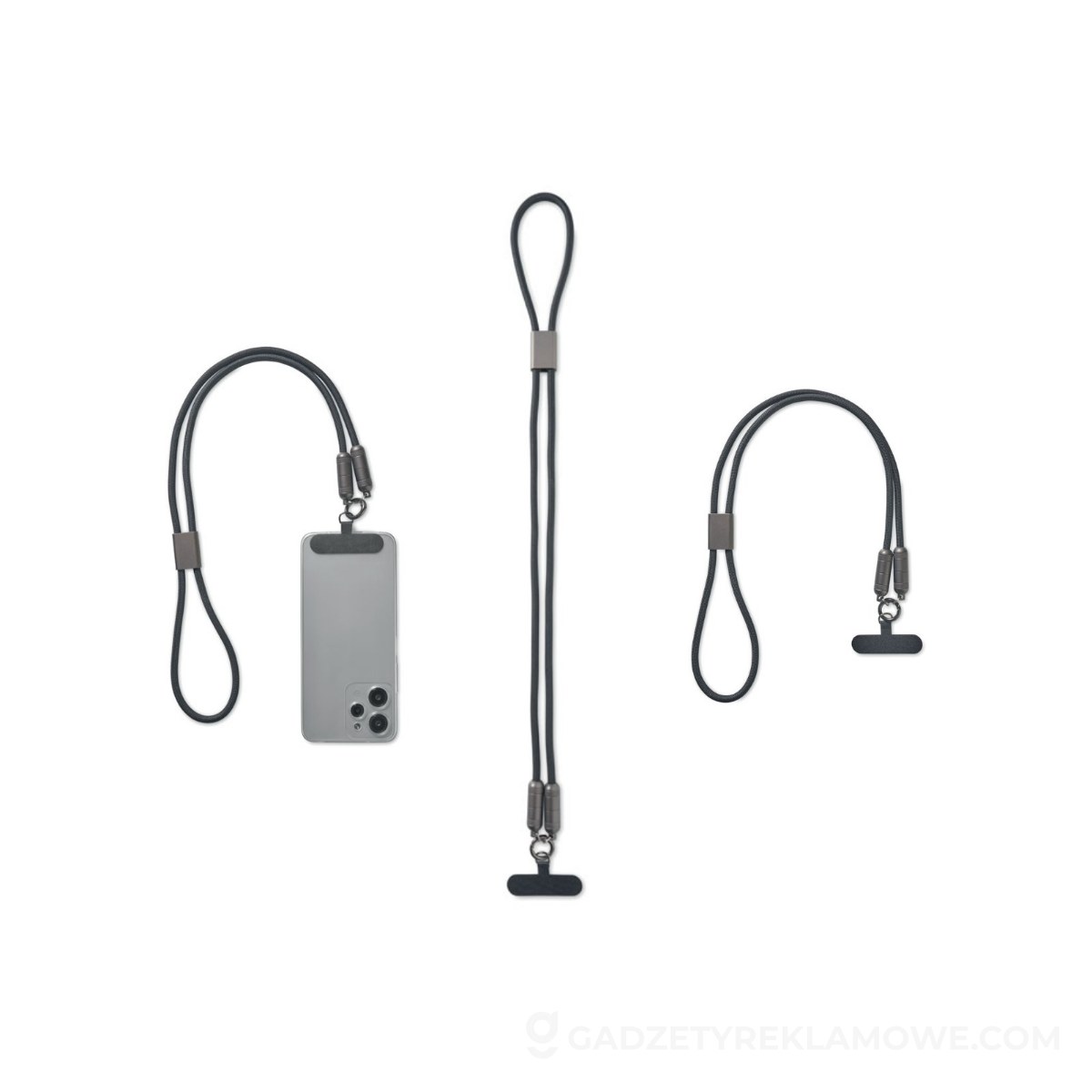 MO2585-03-wariantu-watermark Smycz do telefonu Shaka z kablem 60 W - czarna