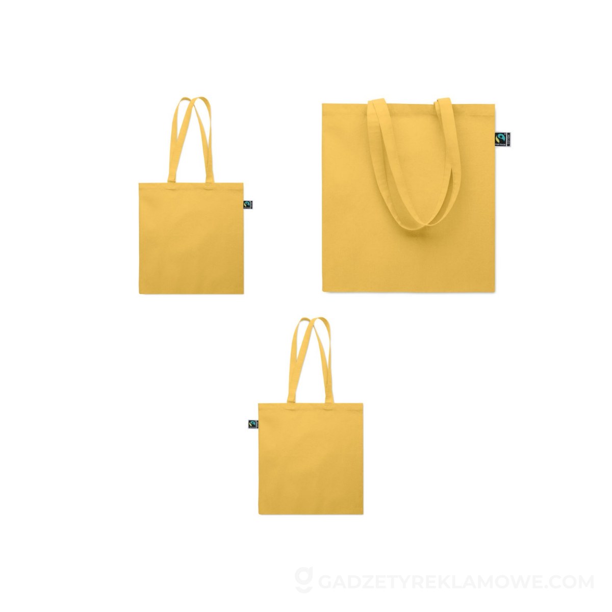MO2590-08-wariantu-watermark Torba na zakupy Fairtrade 180 g OSOLE++ COLOUR - żółta