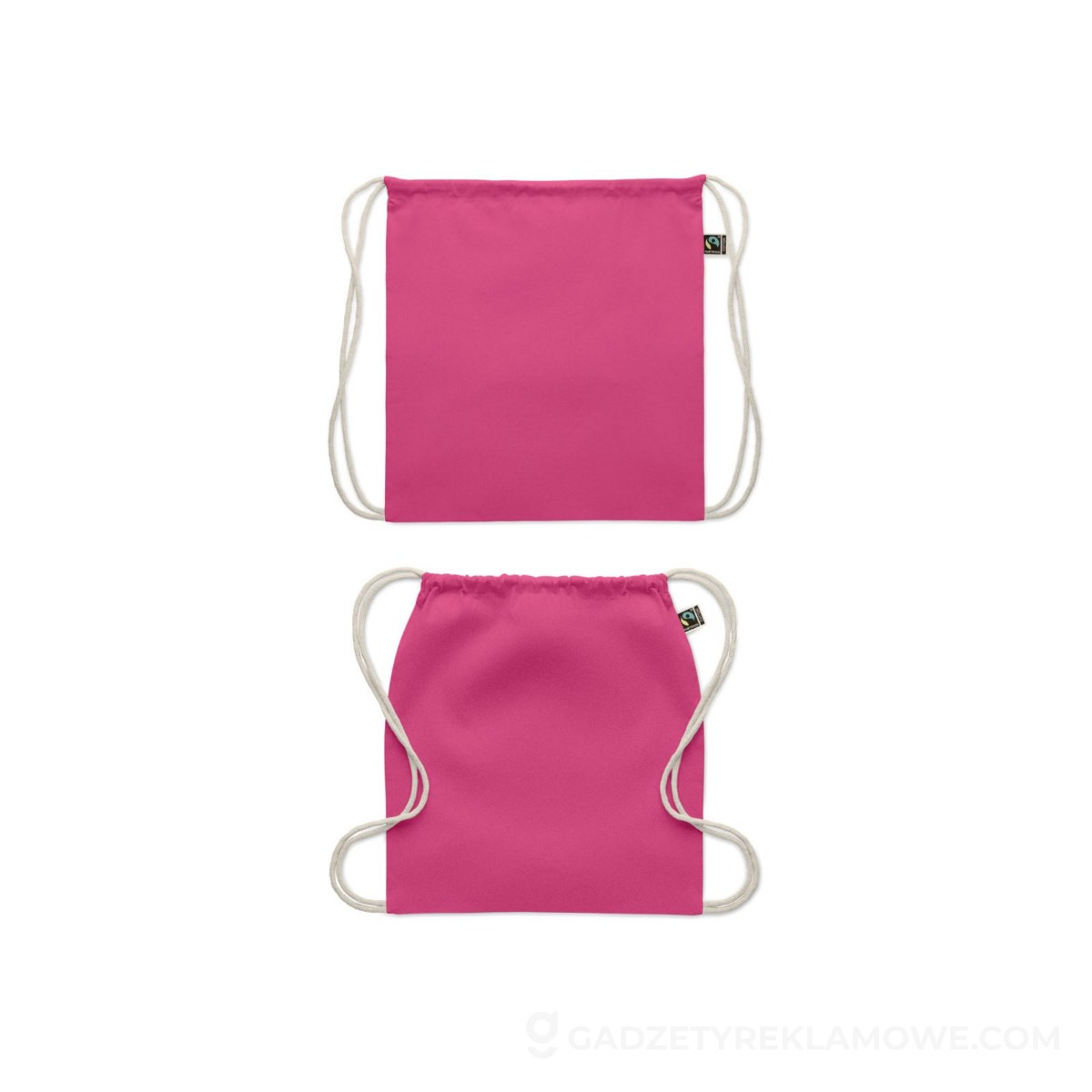 MO2591-38-wariantu-watermark Worek ze sznurkiem Fairtrade 18 OSOLE DRAW COLOUR - fuksja
