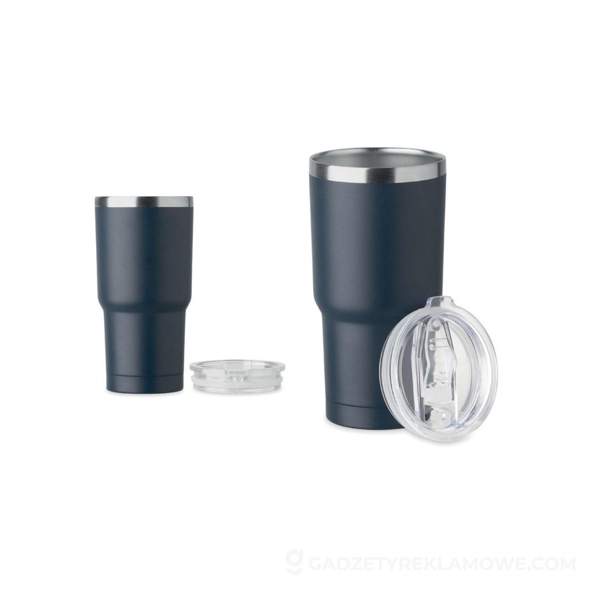 MO2597-85-wariantu-watermark Kubek o podwójnych ściankach Sum 550 ml - francuski granatowy