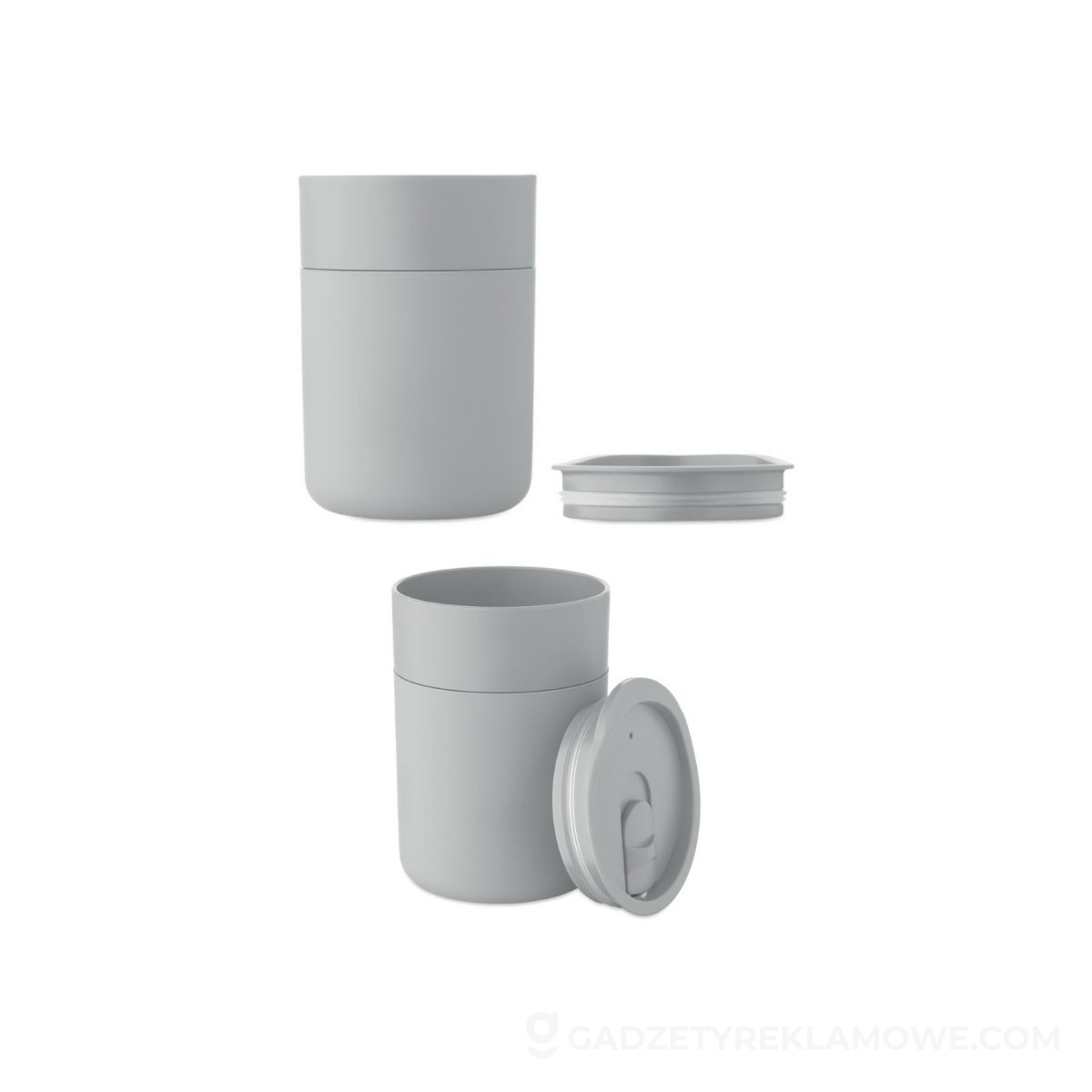Kubek PP 330ml GOBLET - szary