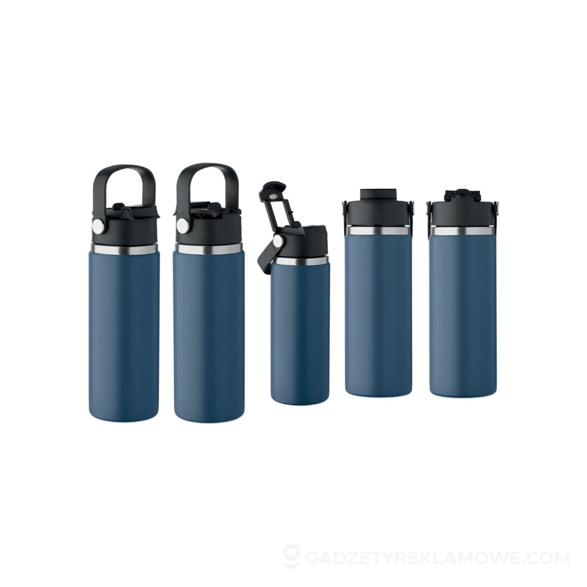 Butelka dwuścienna Suma Grip 500 ml - francuski granatowy