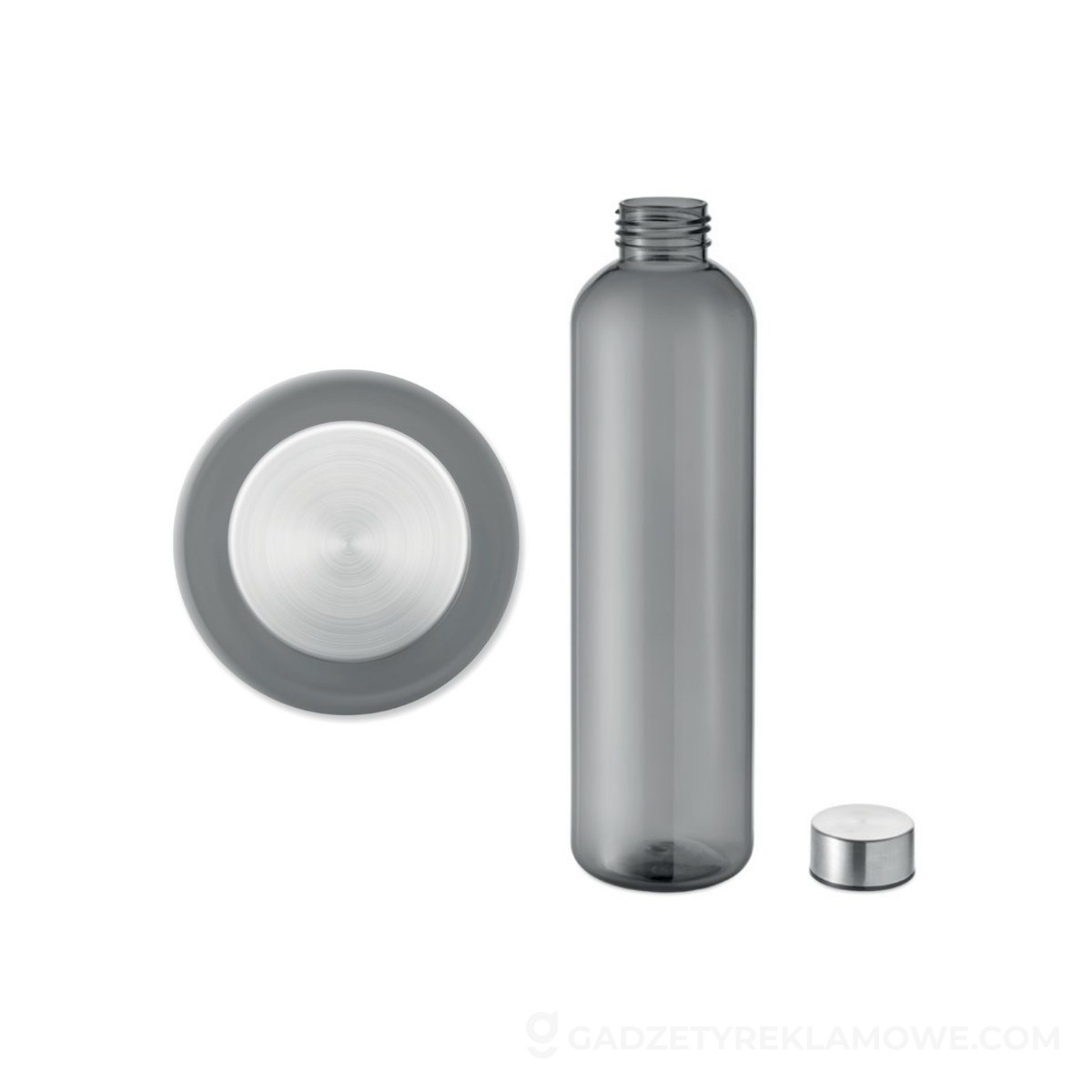 Butelka rPET 1000 ml Utah Remax - przezroczysta szara