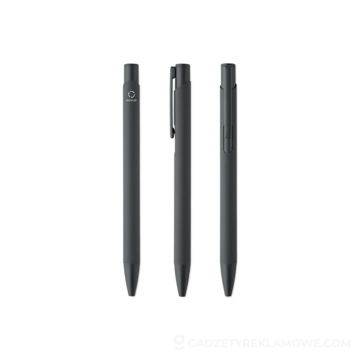 MO2799-15-wariantu-watermark Długopis Escri z aluminium z recyklingu - kamiennoszary