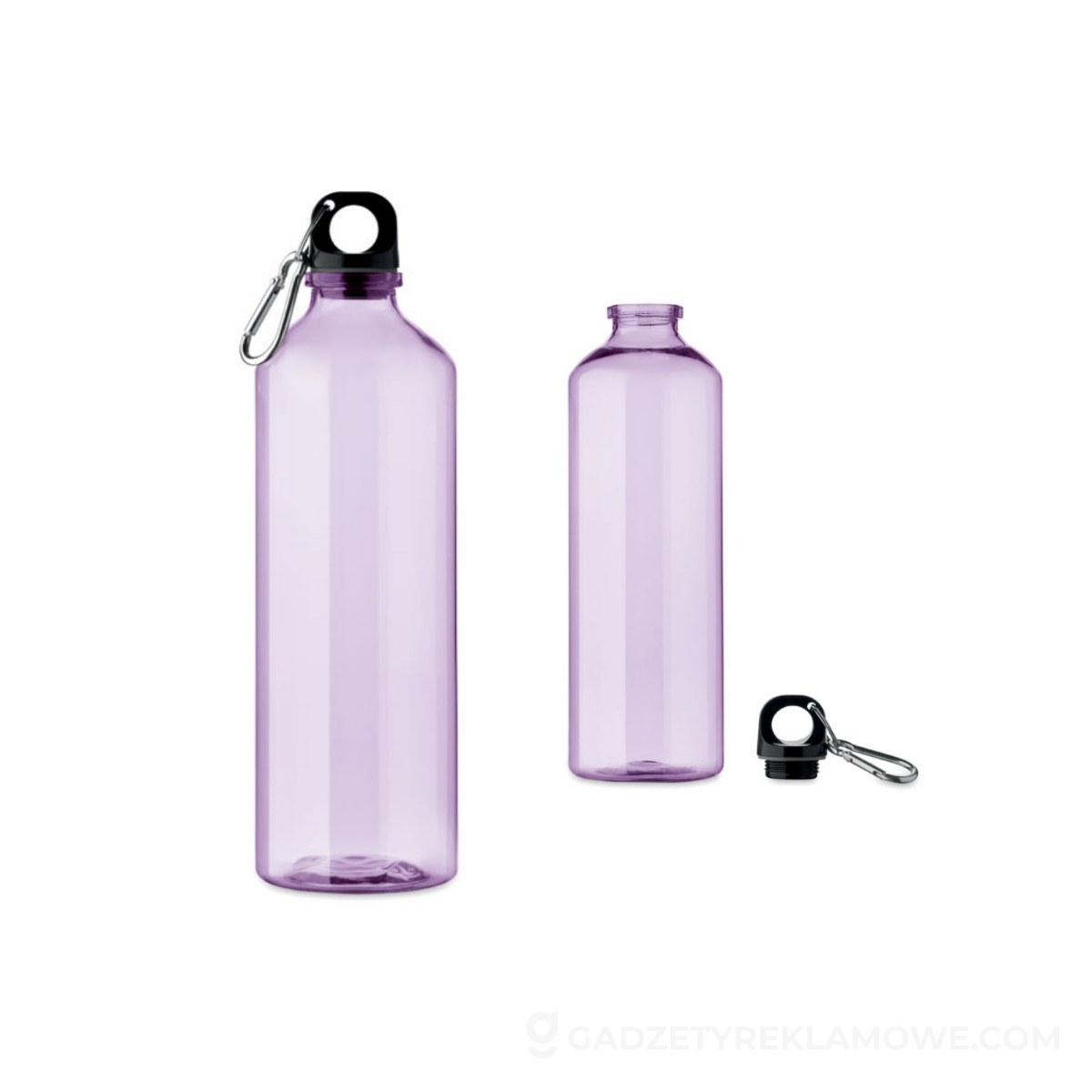 Butelka RPET 750 ml MOSS RE750 - przezroczysta fioletowa