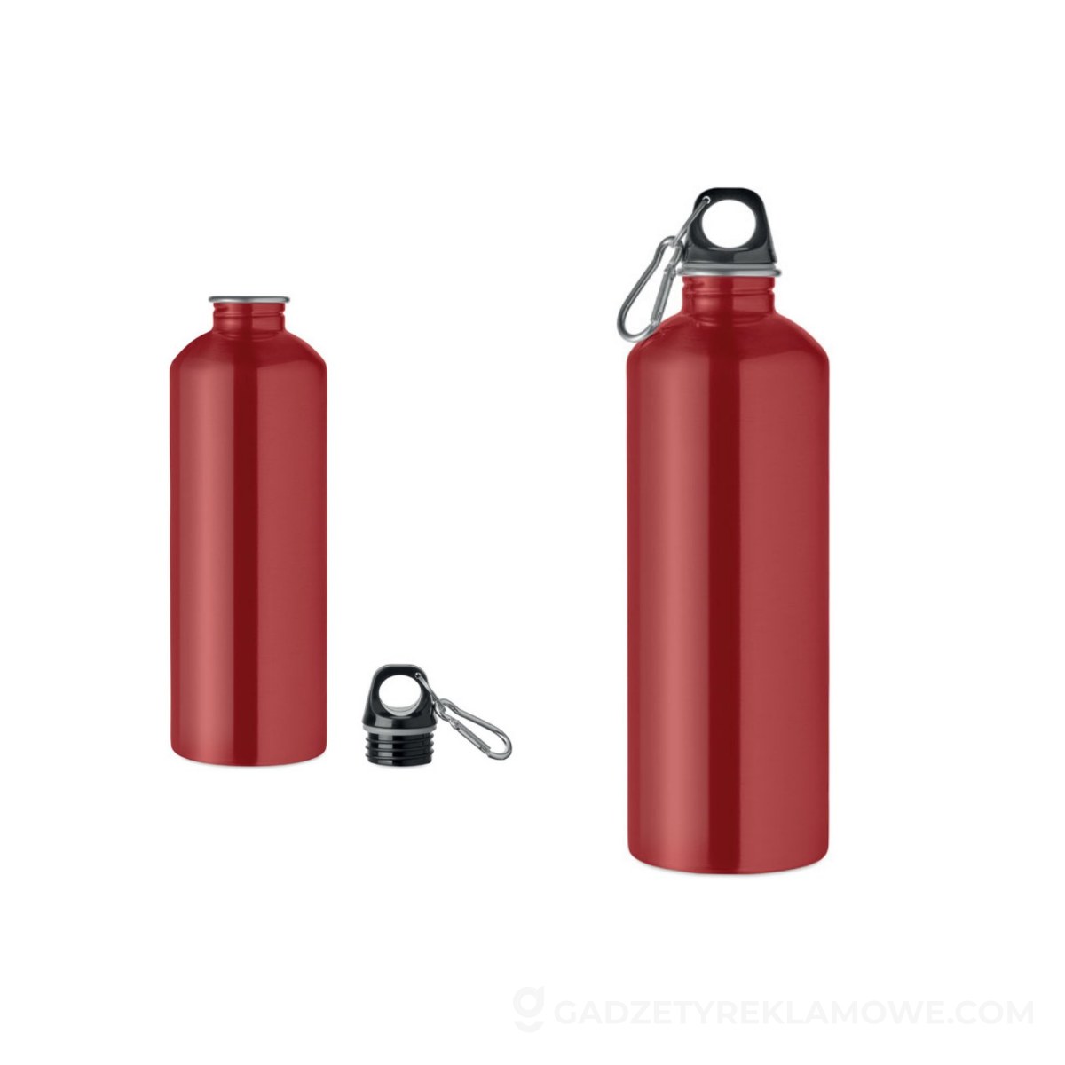 Butelka z 1 ścianką 1000 ml RE-ONE MOSS - czerwona