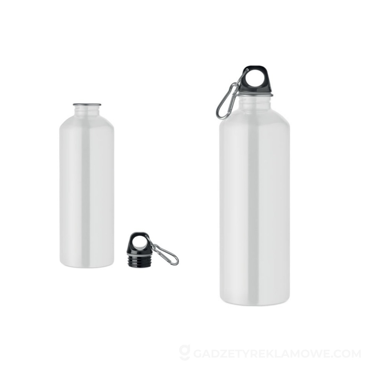 Butelka z 1 ścianką 1000 ml RE-ONE MOSS - biała