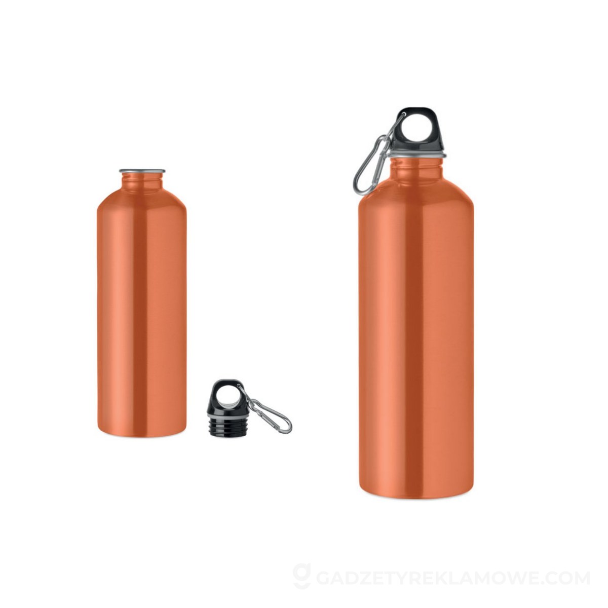 Butelka jednościenna Re-One Moss 1000 ml - pomarańczowa