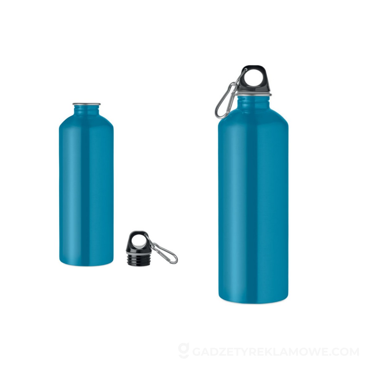 Butelka jednościenna Re-One Moss 1000 ml - turkusowa