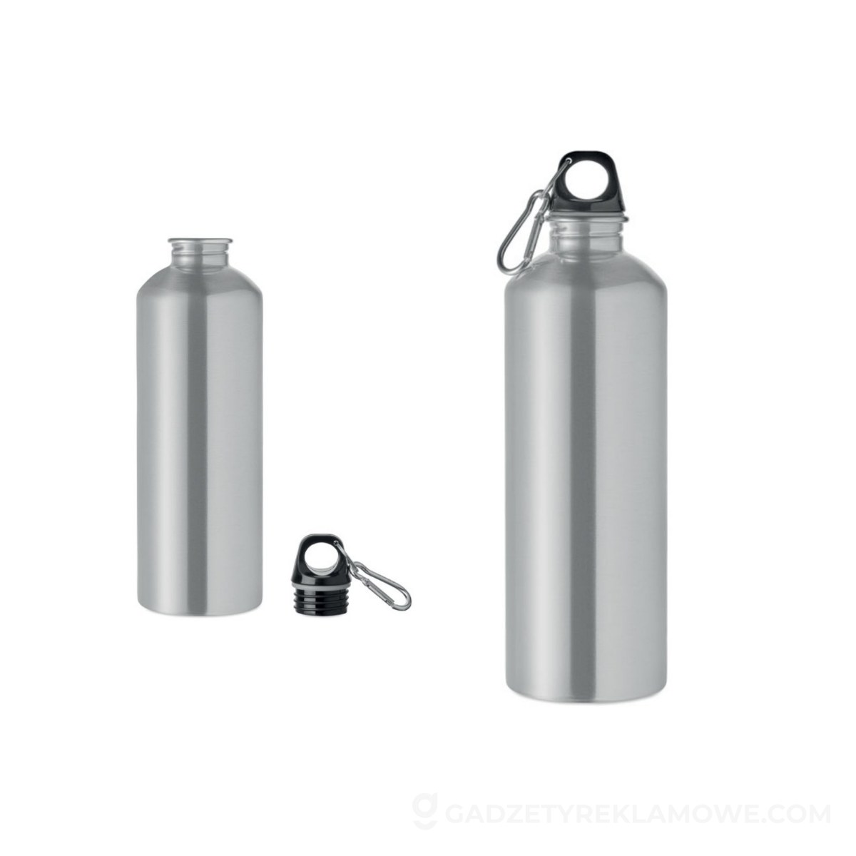 Butelka jednościenna Re-One Moss 1000 ml - srebrna mat