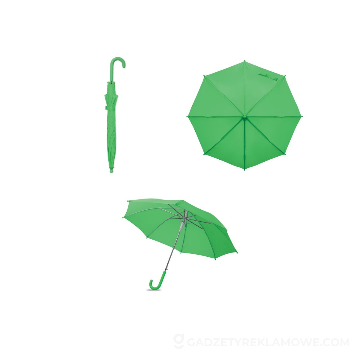 Parasol dziecięcy 18″ DRYKID - zielony
