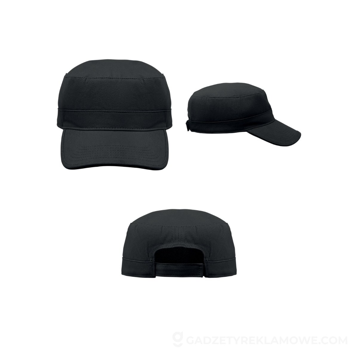 Czapka wojskowa 260 gr/m² FIELD - czarna