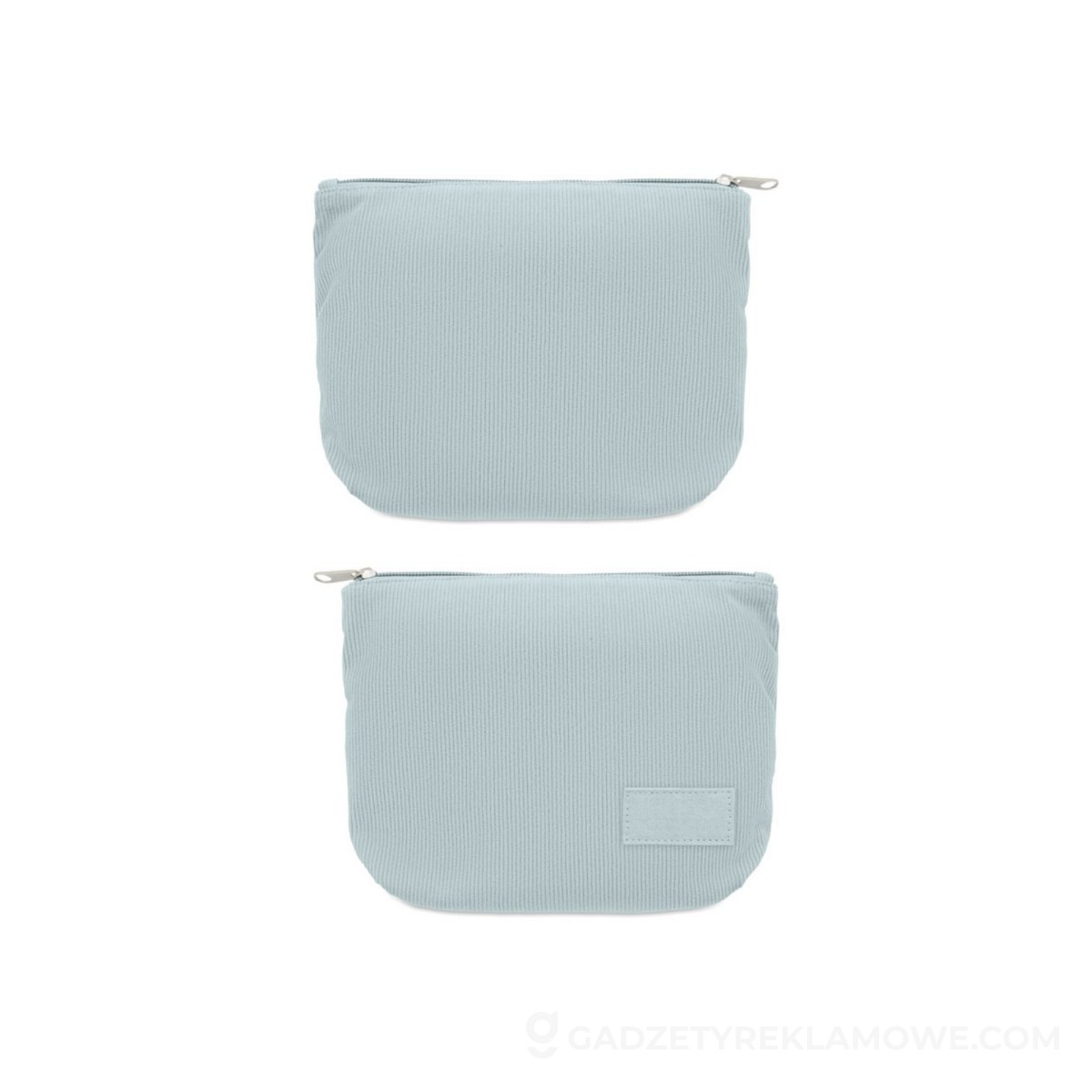 Kosmetyczka sztruksowa Cordy T - baby blue