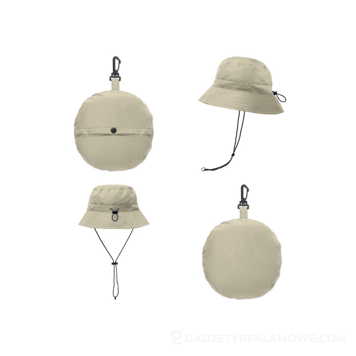 Wodoodporna czapka rybacka LANIN - khaki