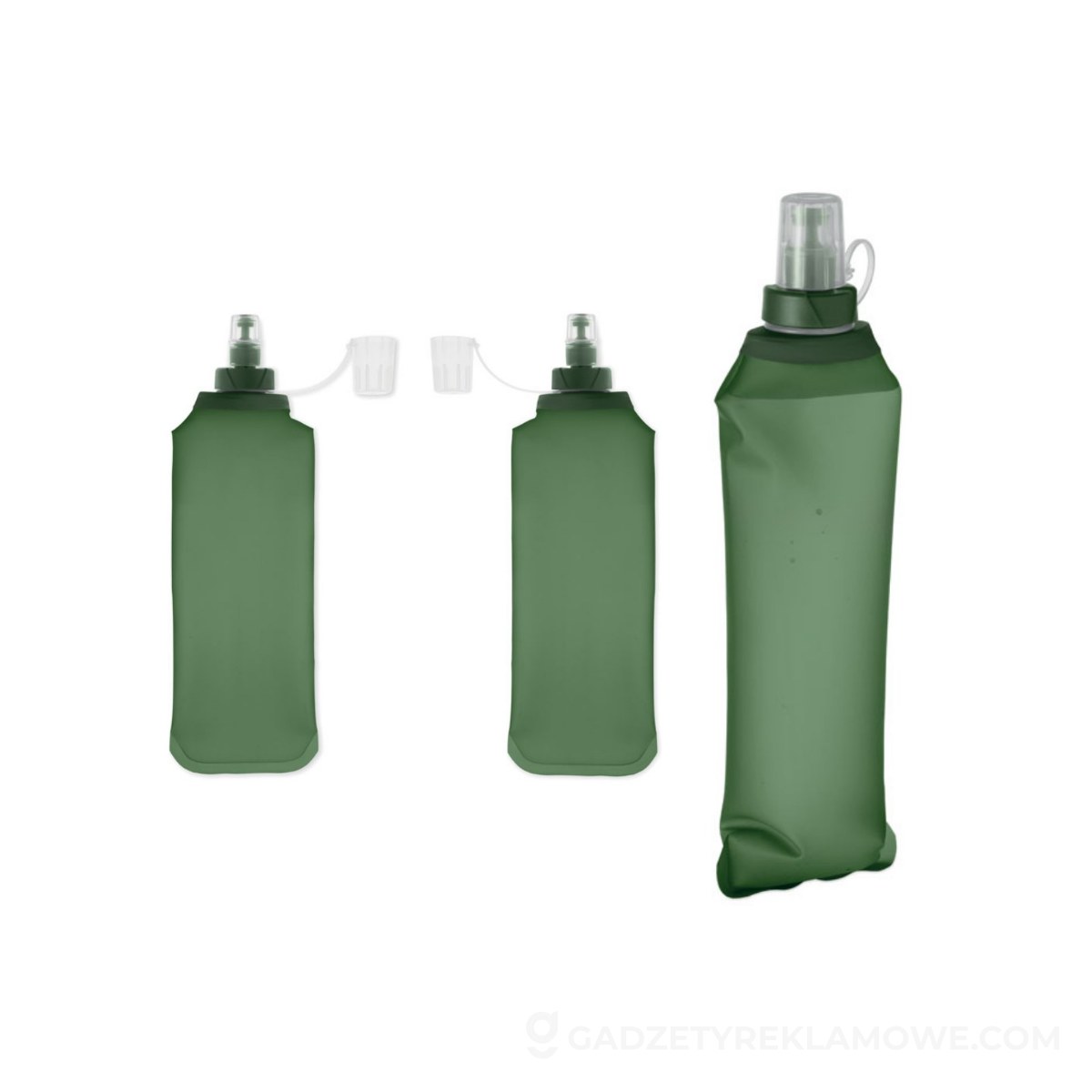 Składana butelka na wodę 500 ml Biter - zielona