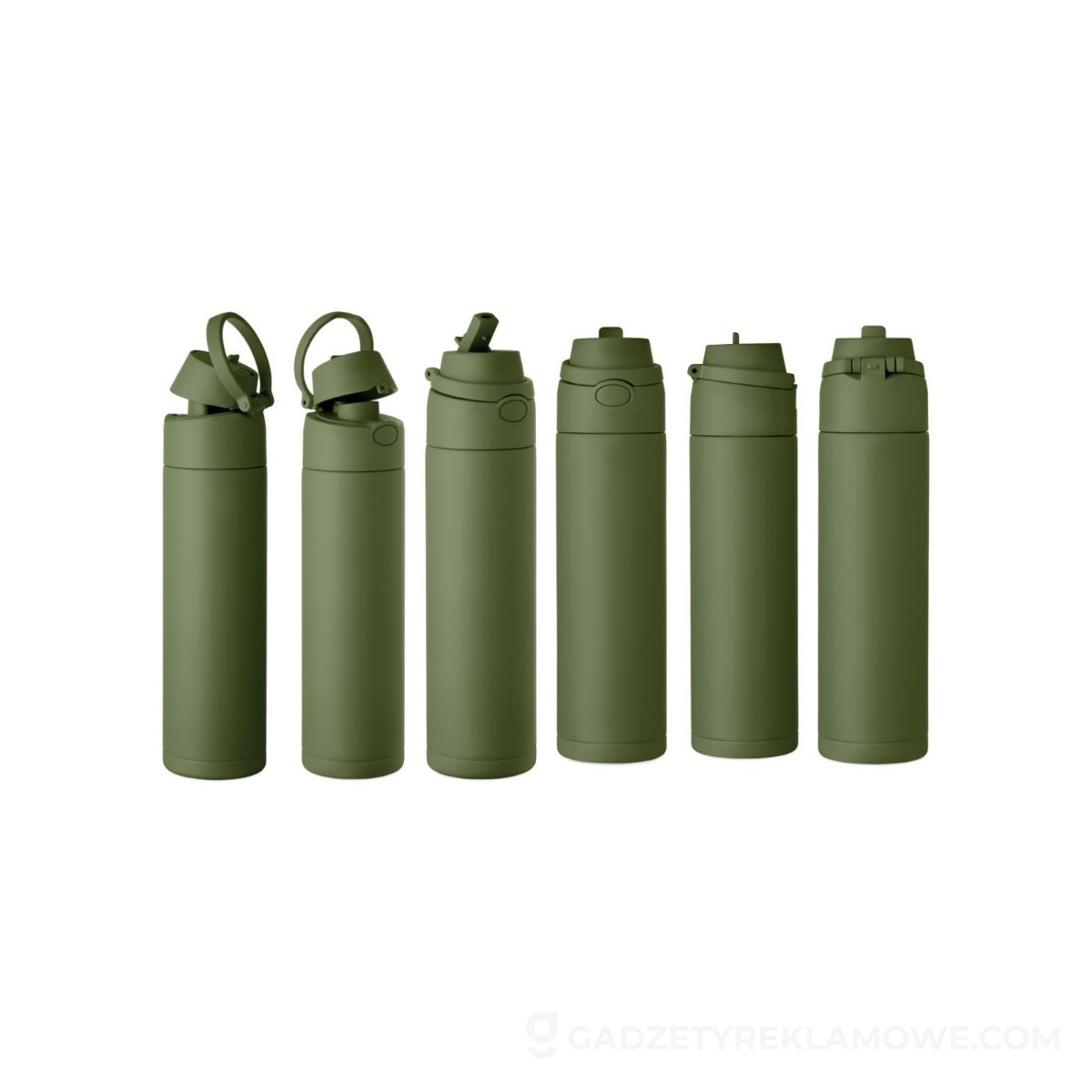 Butelka jednościenna Toien One 650 ml - ciemnozielona