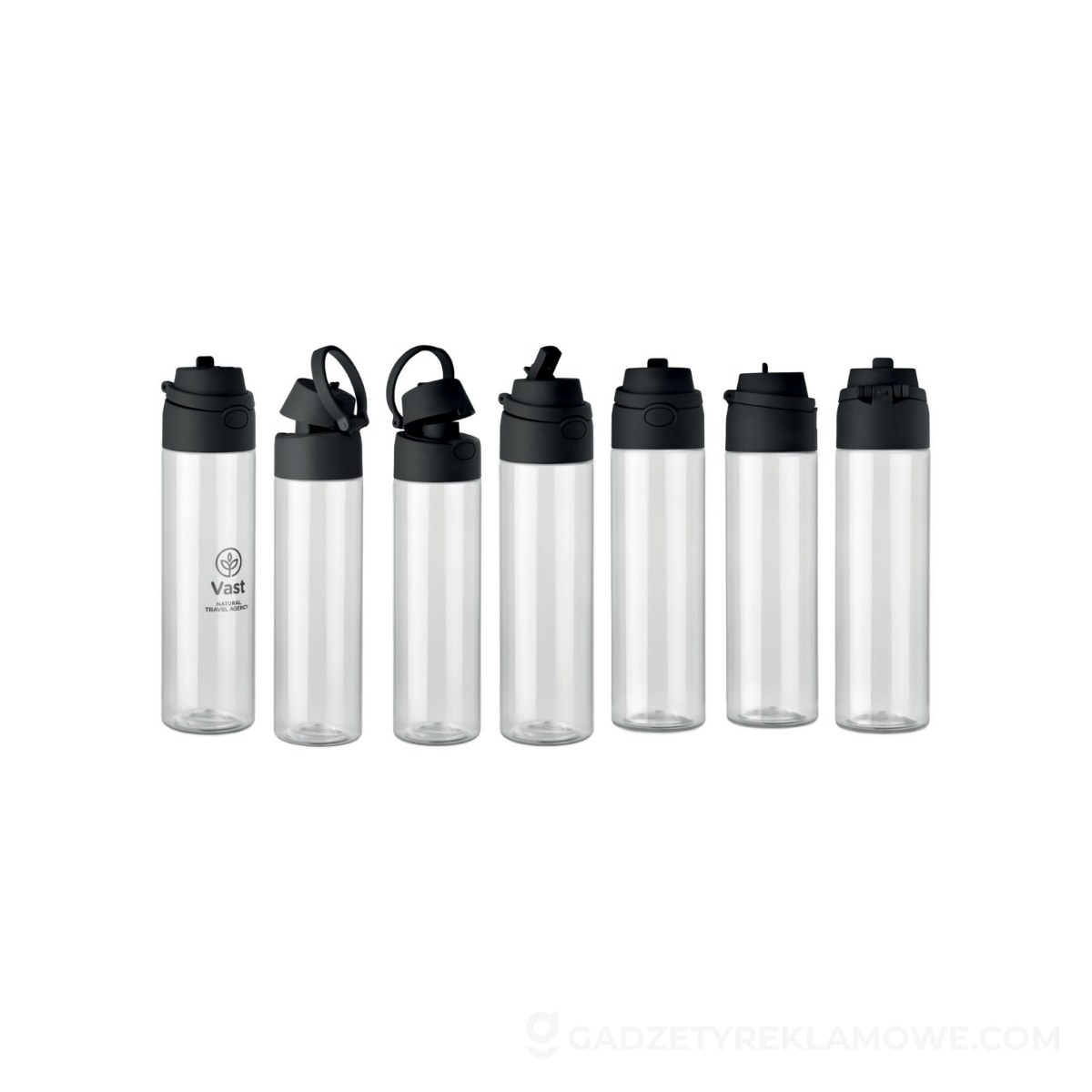 Butelka RPET 700 ml TOIEN KLAR - czarna