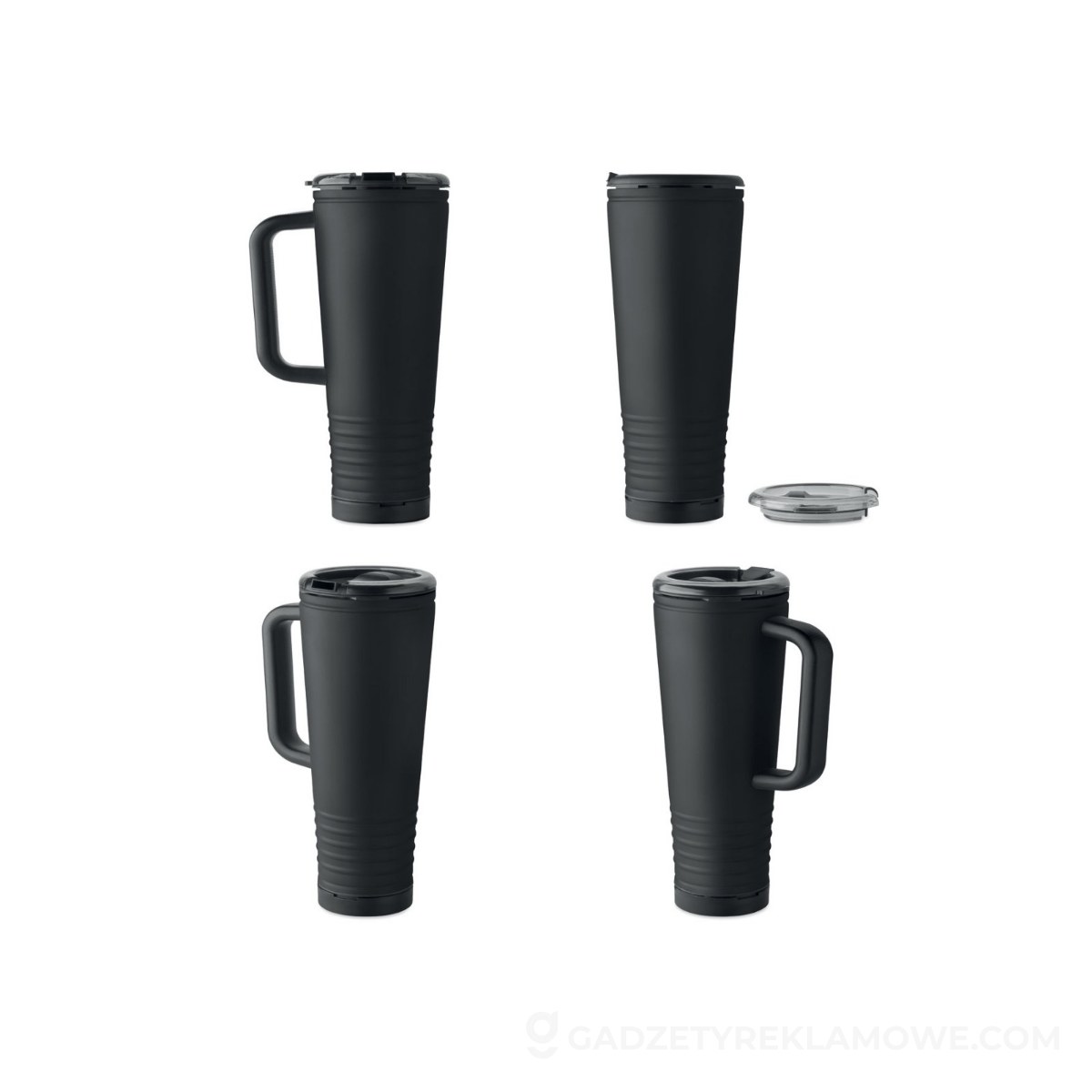 Dwuścienny kubek Howler 700 ml HOWLER CUP - czarny