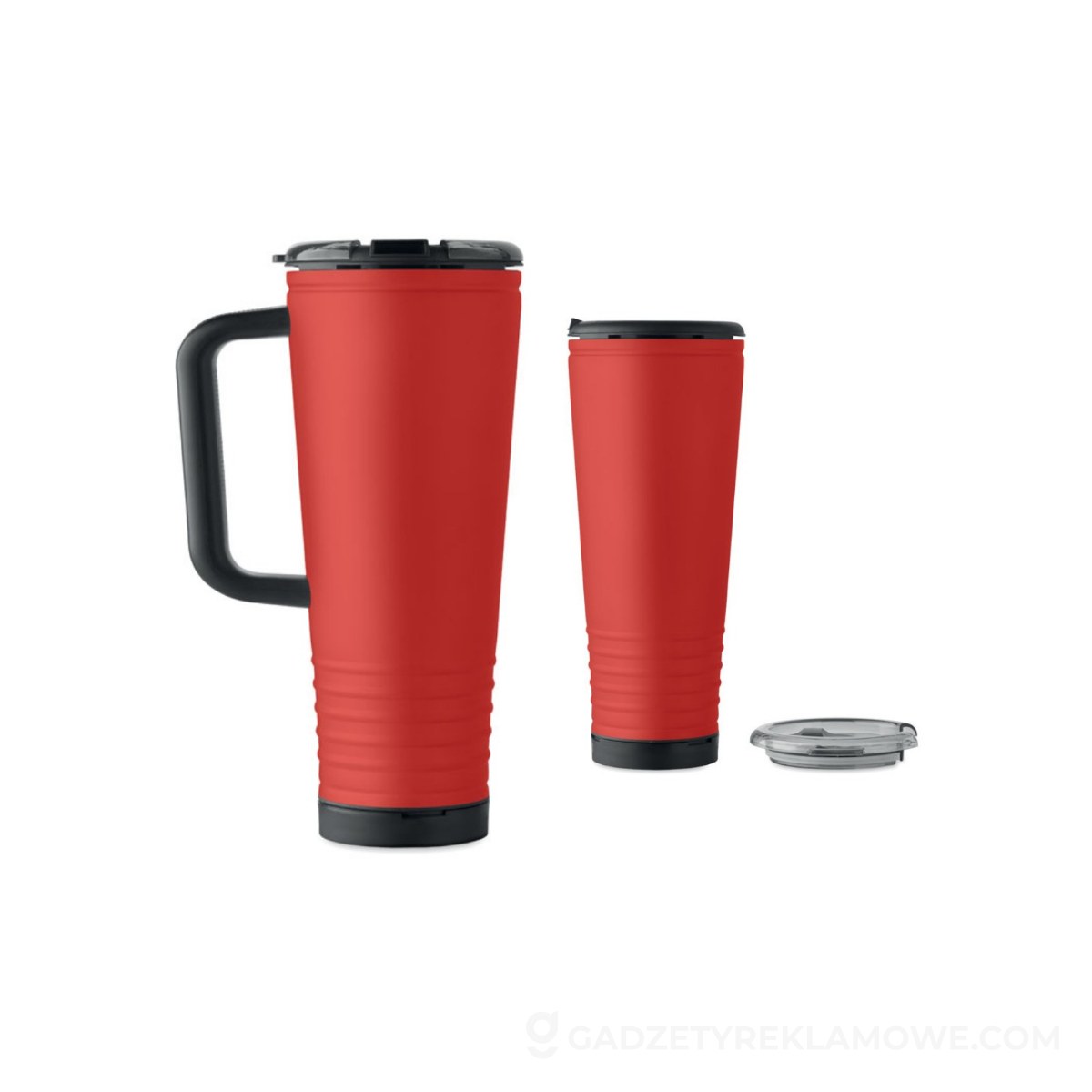 Dwuścienny kubek Howler Cup 700 ml - czerwony