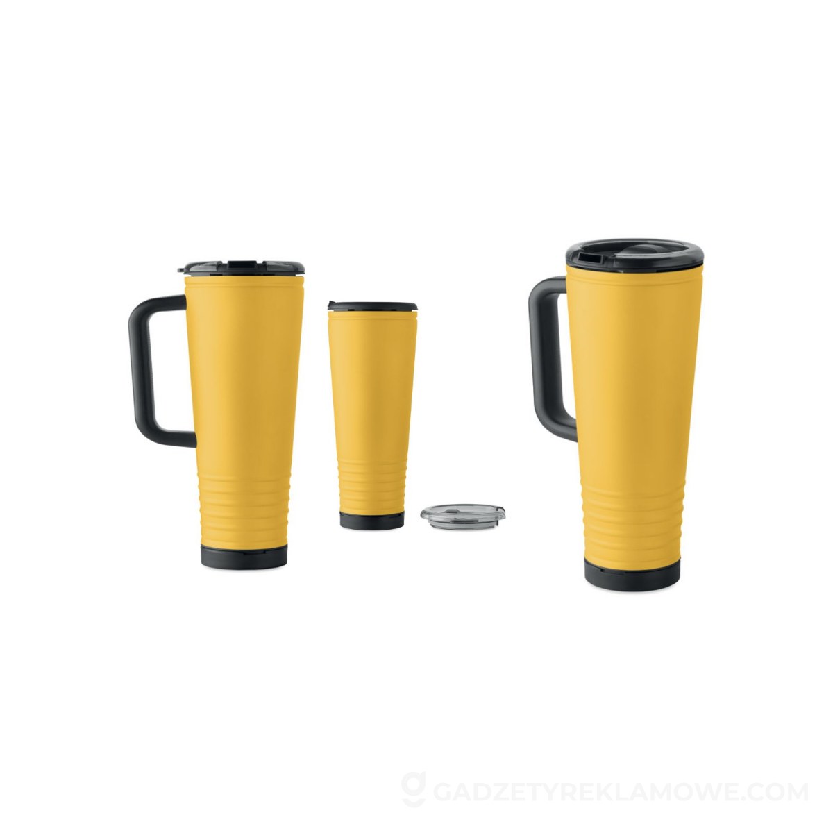 Dwuścienny kubek Howler Cup 700 ml - żółty