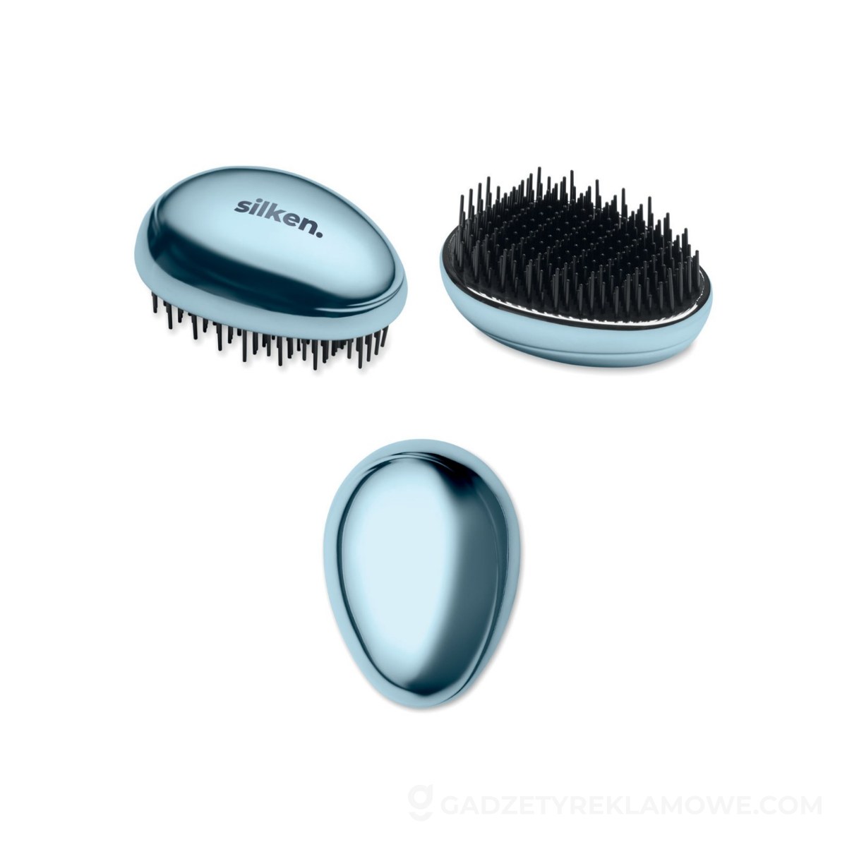 Szczotka anti-tangle do włosów BRUSH - baby blue