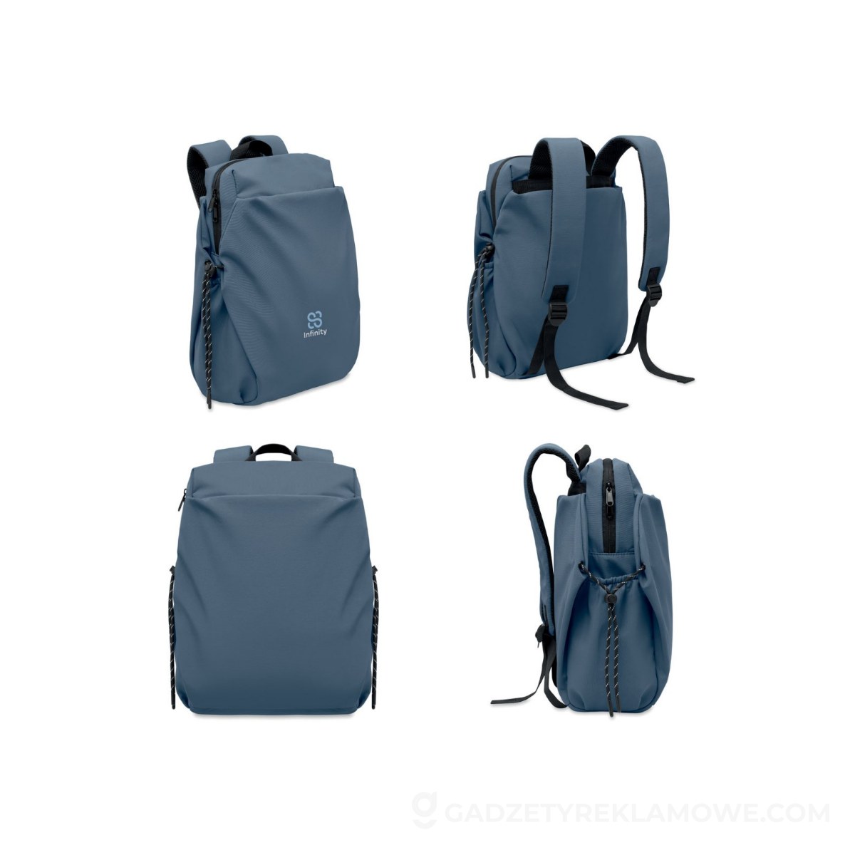nylonowy plecak na laptopa 16" NAPA - petrolowy
