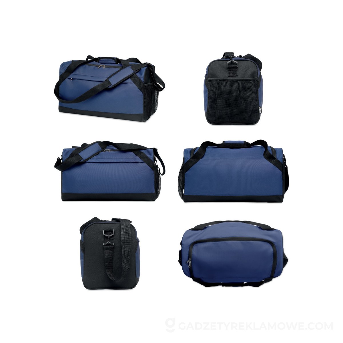 Torba sportowa 600D RPET TERRA + - niebieska