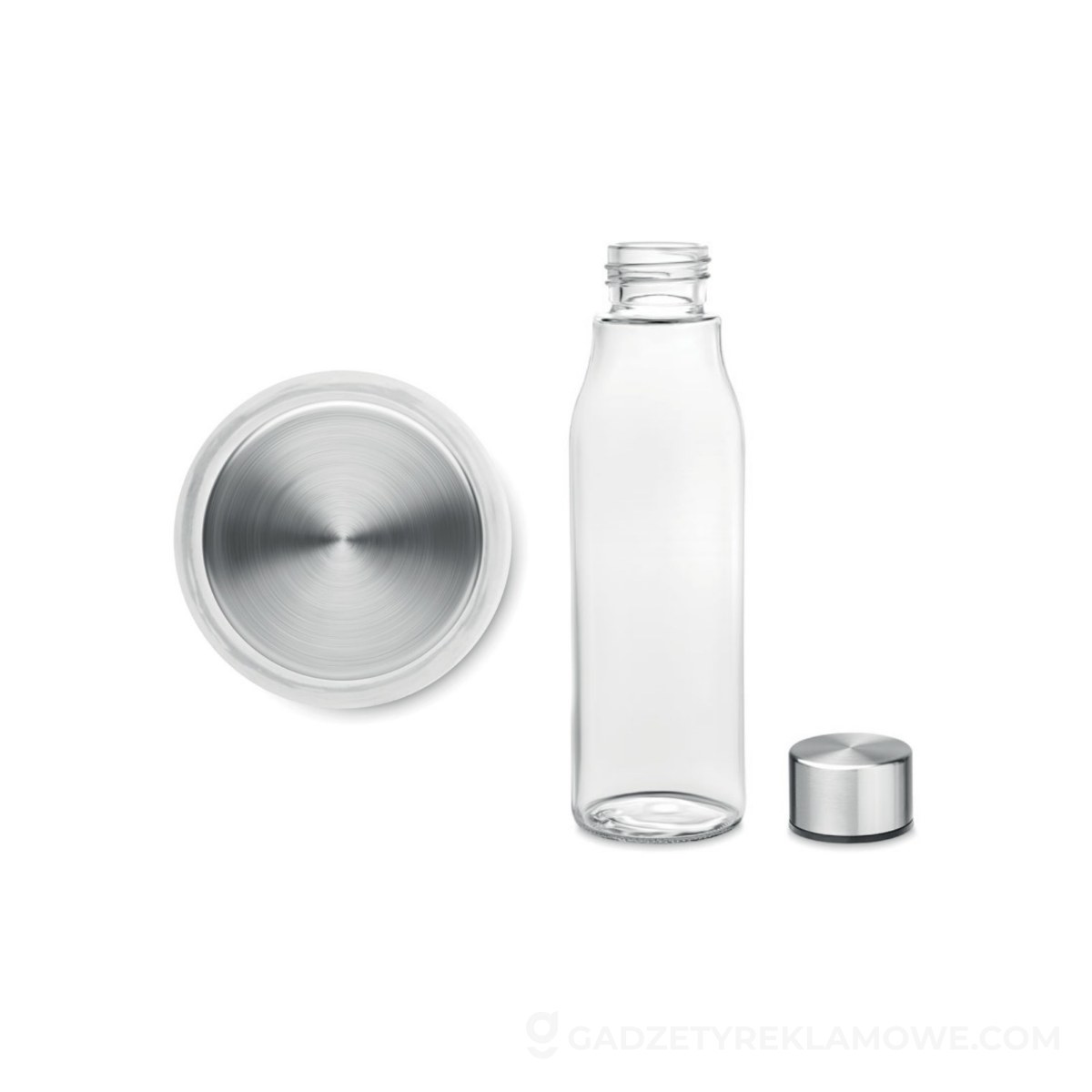 Szklana butelka 500 ml VENICE - przezroczysta