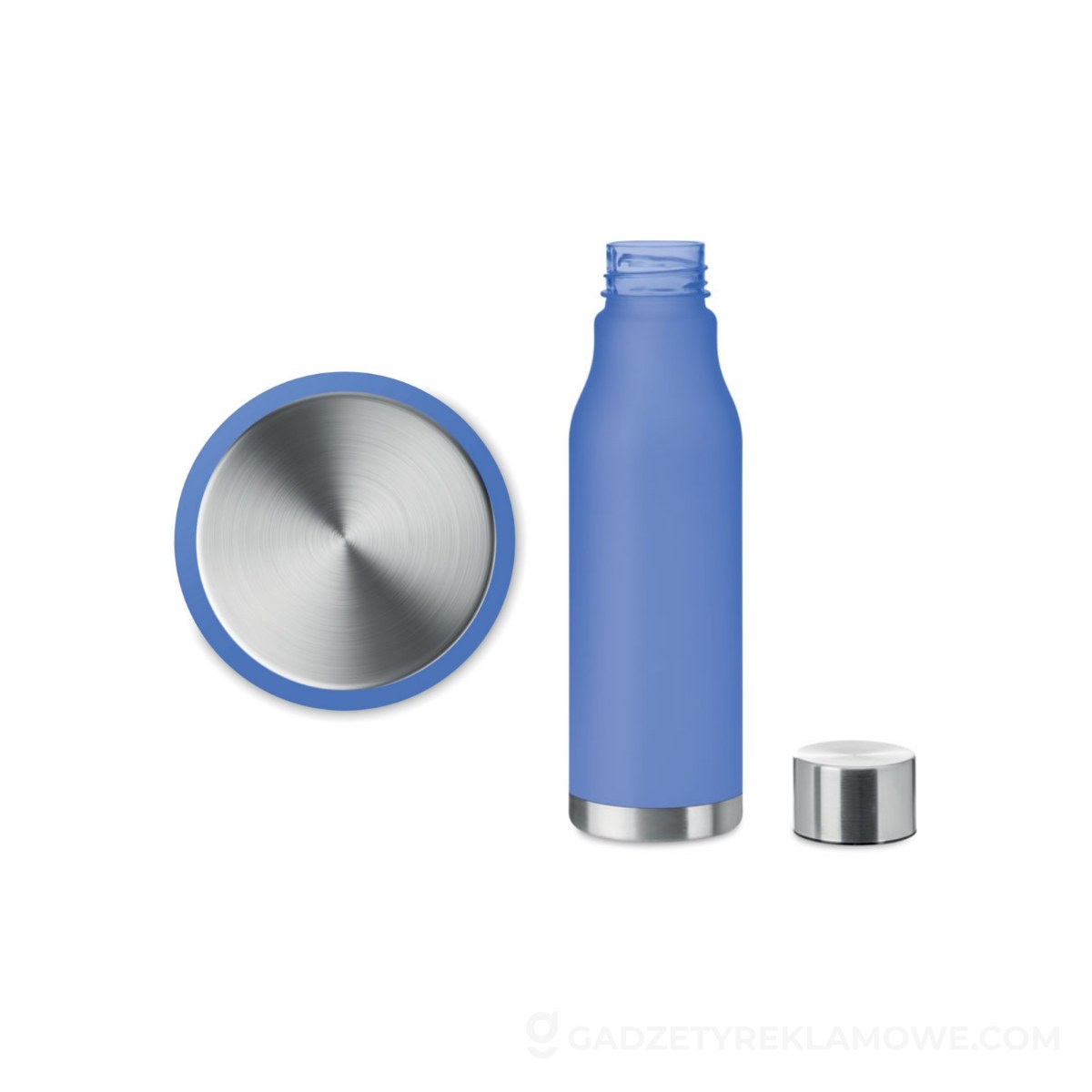 Butelka RPET 600 ml GLACIER RPET - niebieska