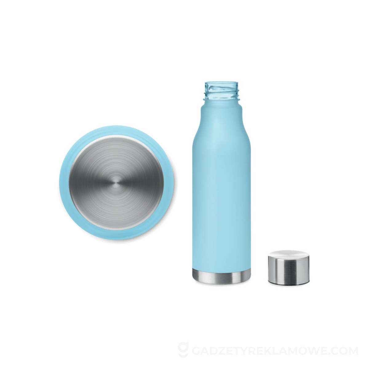 Butelka RPET 600 ml GLACIER RPET - jasnoniebieska