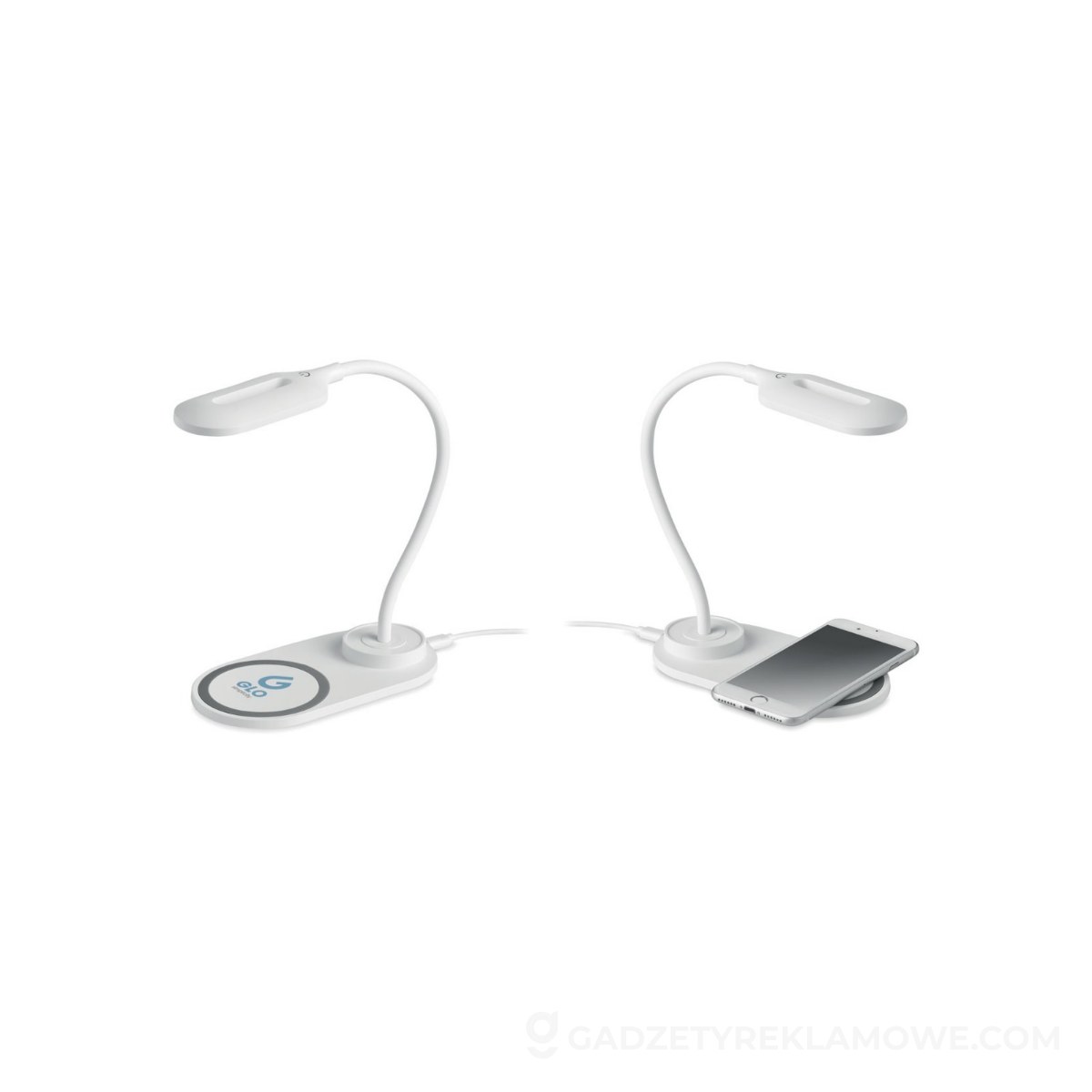 Lampka biurkowa/ładowarka 10W SATURN - biała