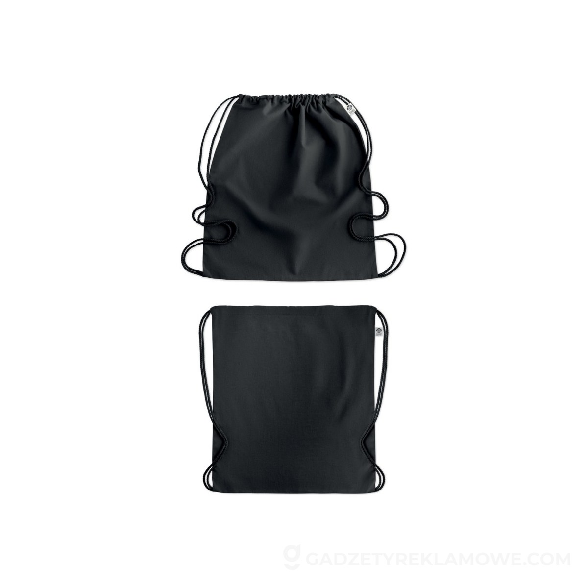 Torba z bawełny organicznej YUKI COLOUR - czarna