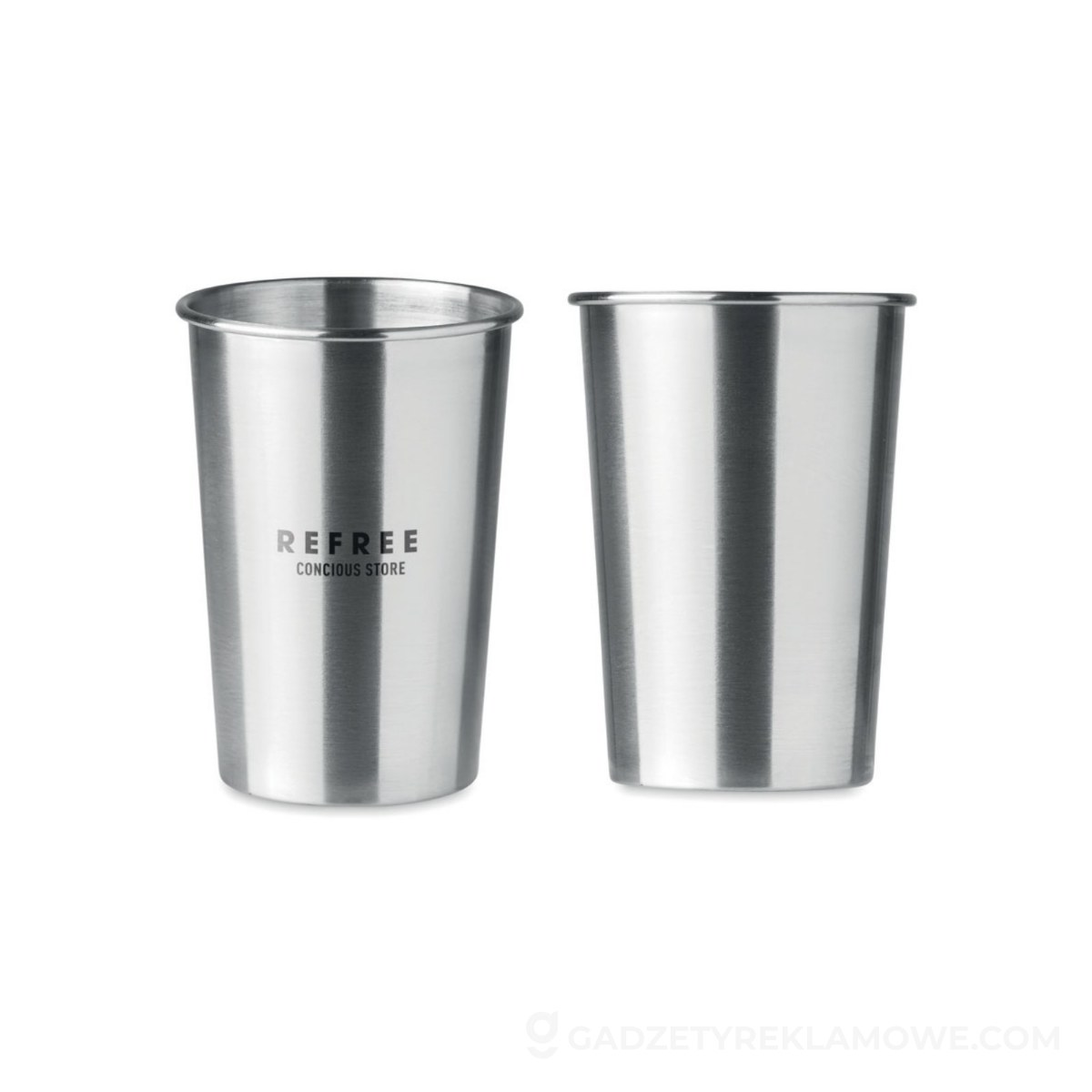 Kubek 350ml BONGO - srebrny