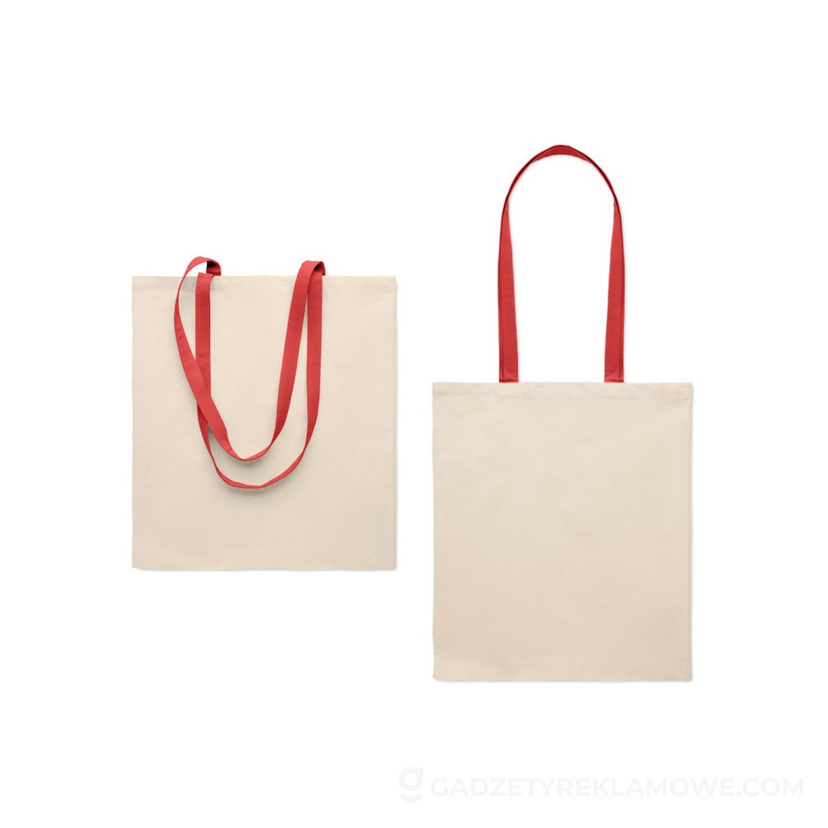 Torba na zakupy 140 gr/m² ZEVRA - czerwona