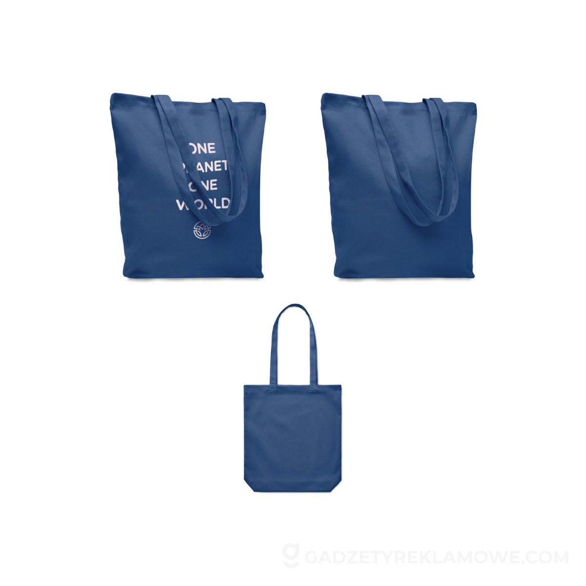 Gadżety reklamowe Czeladź 4 Torba na zakupy 270 gr/m² RASSA COLOURED - niebieska