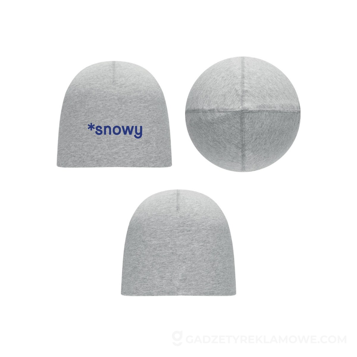 Bawełniana czapka unisex LIGHTY - szara
