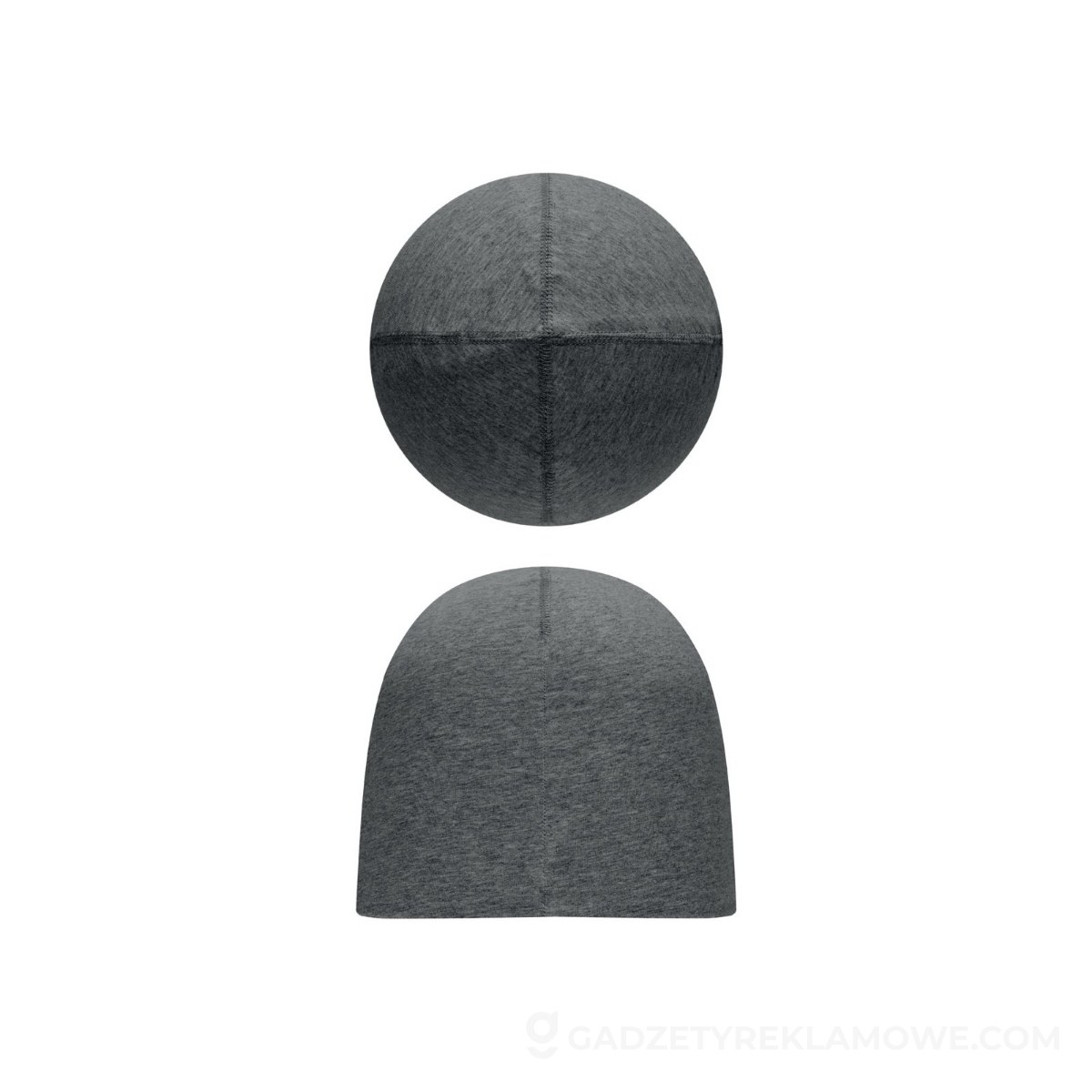 Bawełniana czapka unisex LIGHTY - ciemnoszara