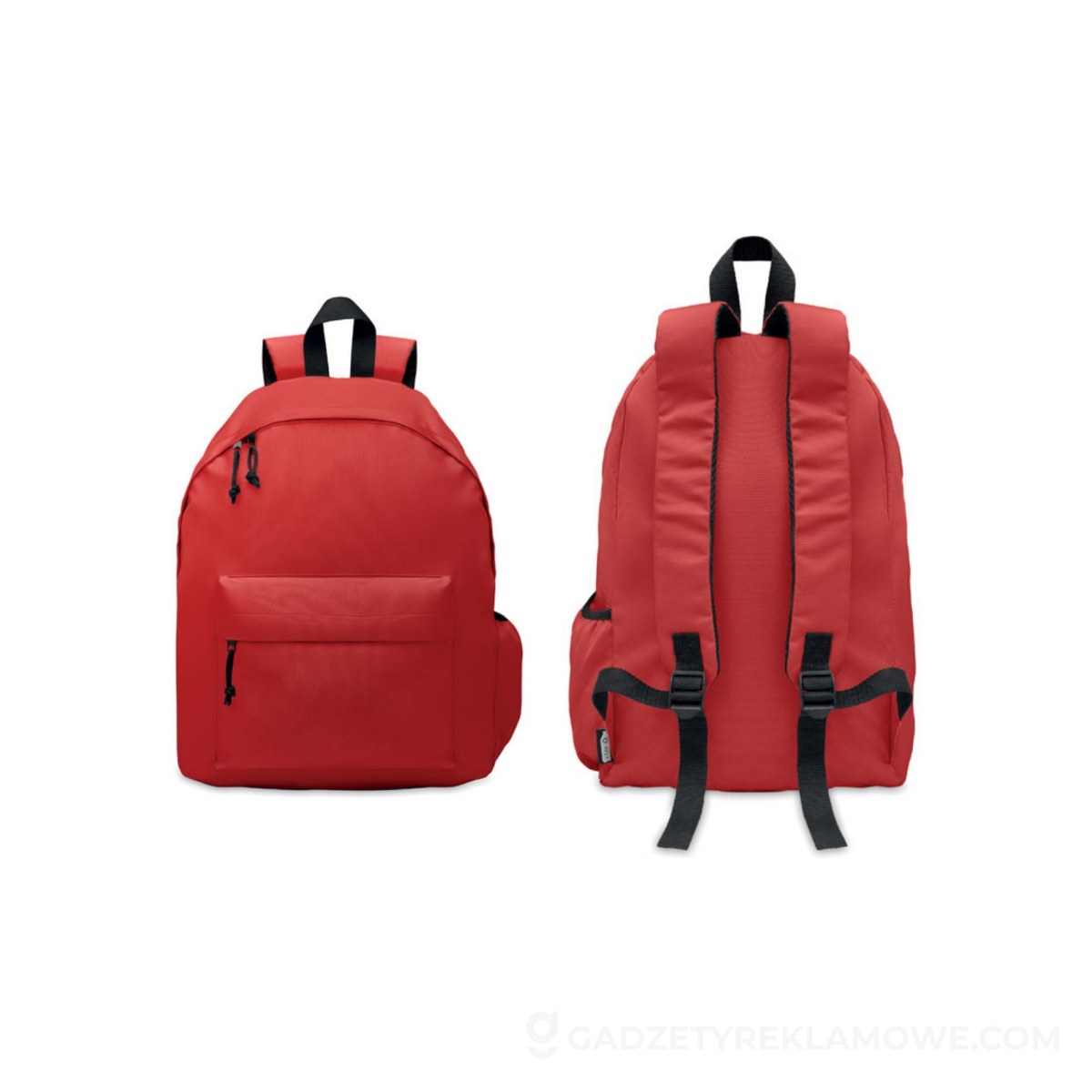 Plecak z poliestru 600D RPET BAPAL+ - czerwony