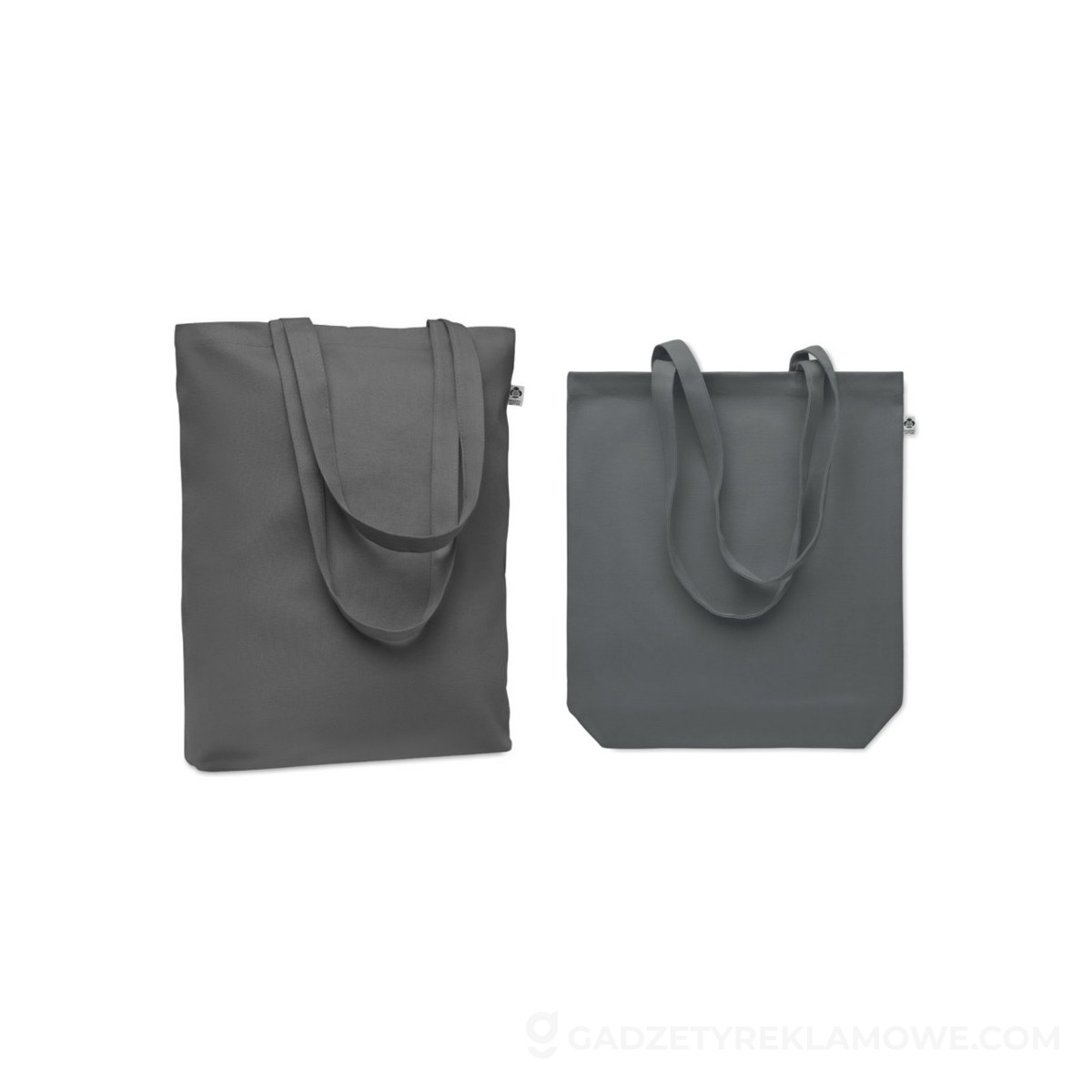 Płócienna torba 270 gr/m² RASSA+COLOUR - ciemnoszara